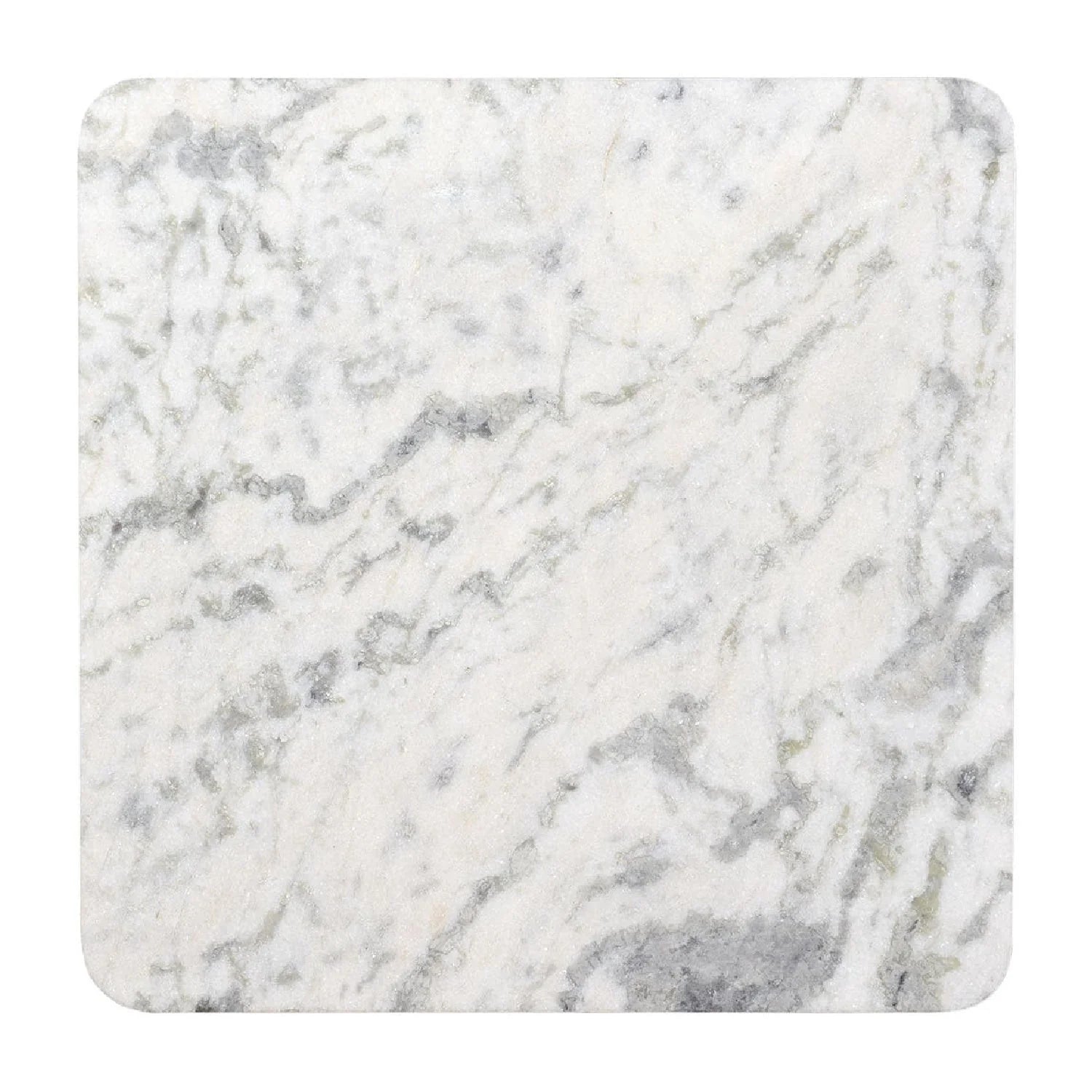 Luxury Solid Marble Square Coffee Table Modern Italian Style for Villa