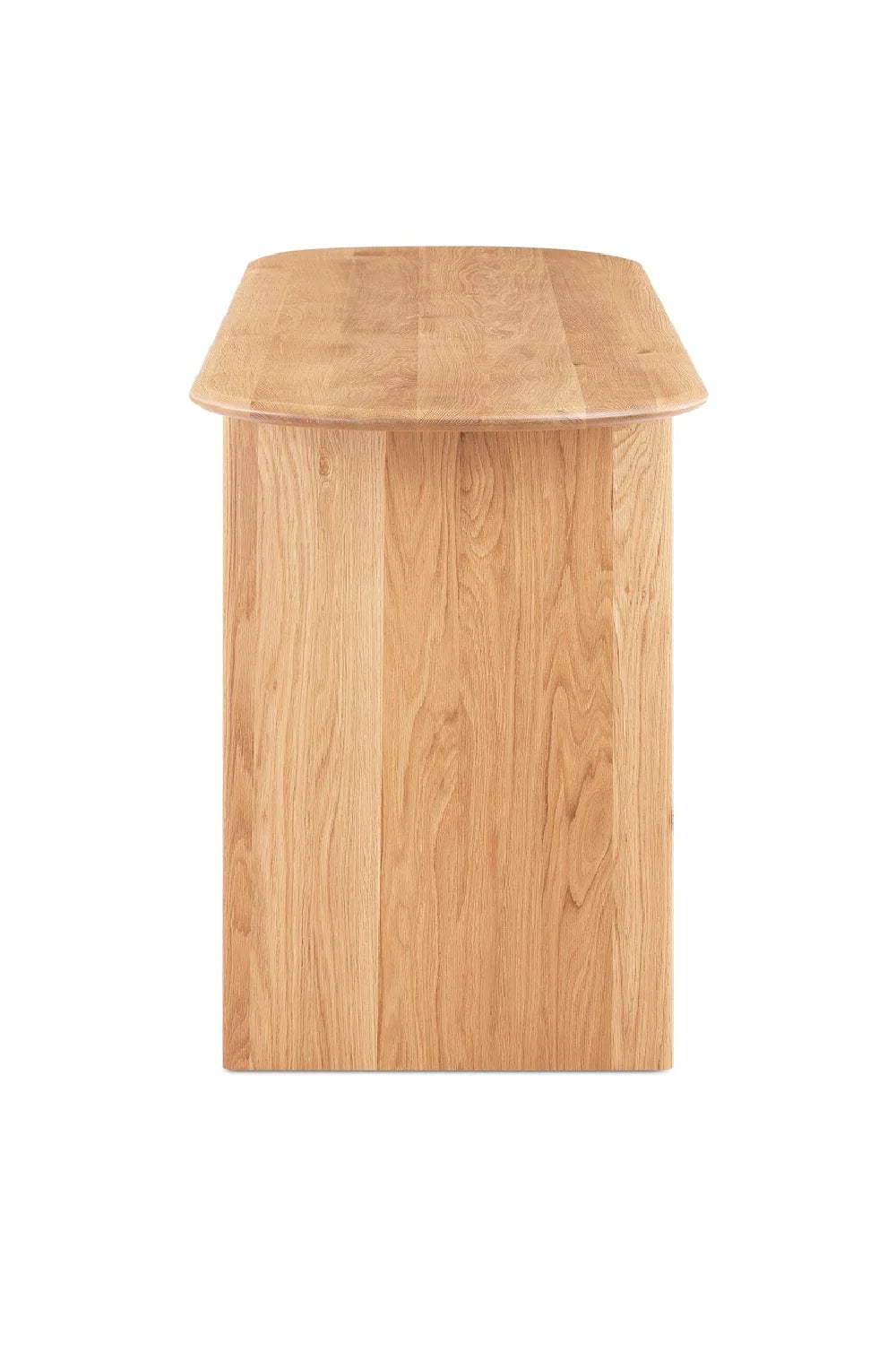 Luxury Solid Natural Oak Console Table Modern Italian Style for Villa