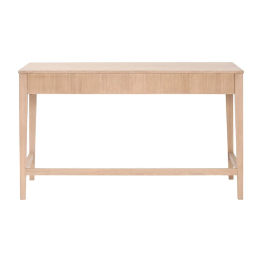 Luxury Solid Oak 3-Drawer Modern Desk European Style for Villa