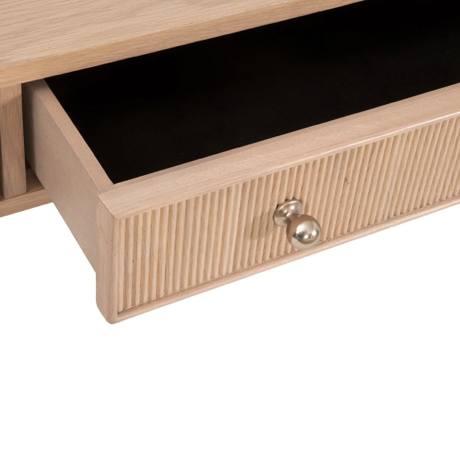 Luxury Solid Oak 3-Drawer Modern Desk European Style for Villa