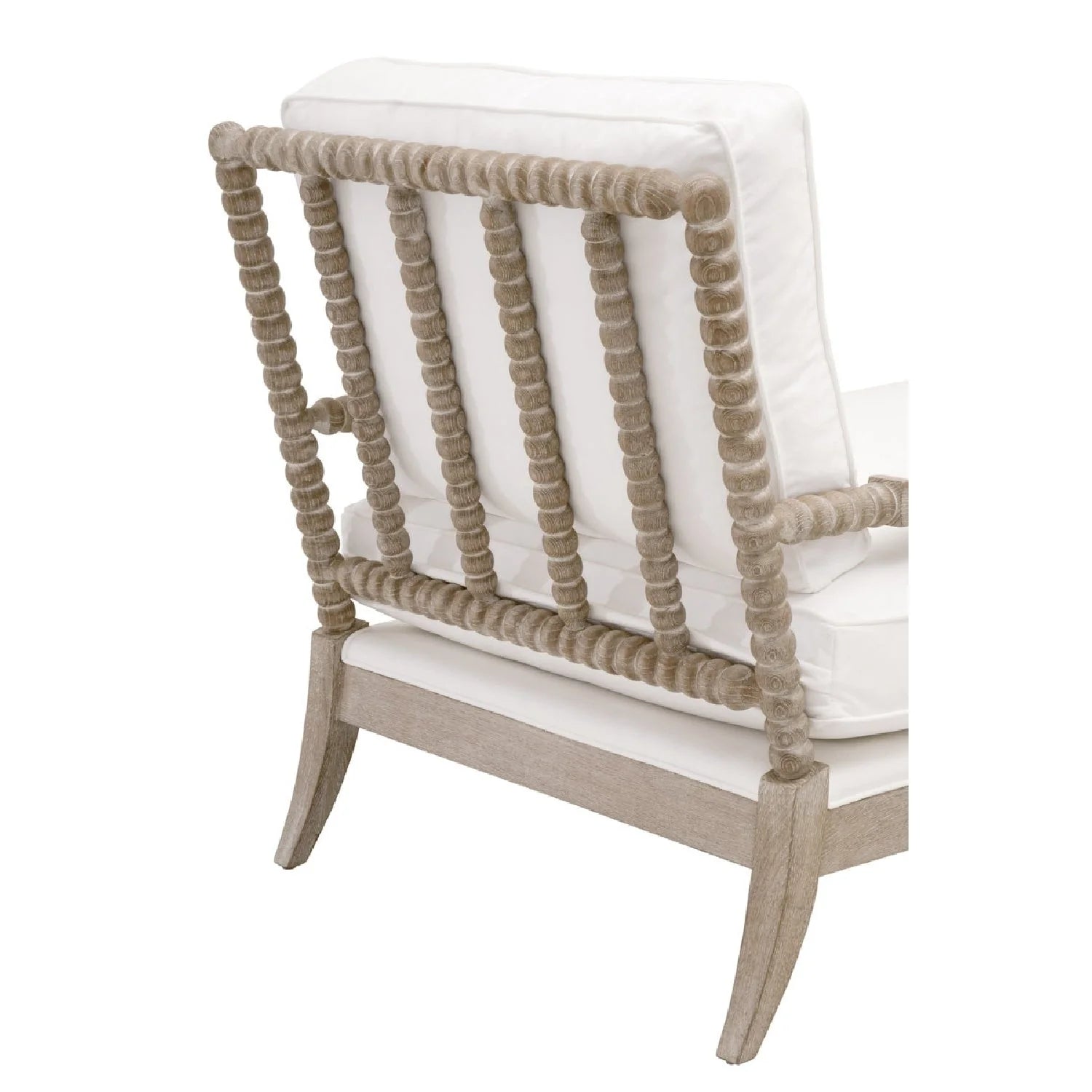 Luxury Solid Oak Chaise Lounge Modern Italian Style for Villa
