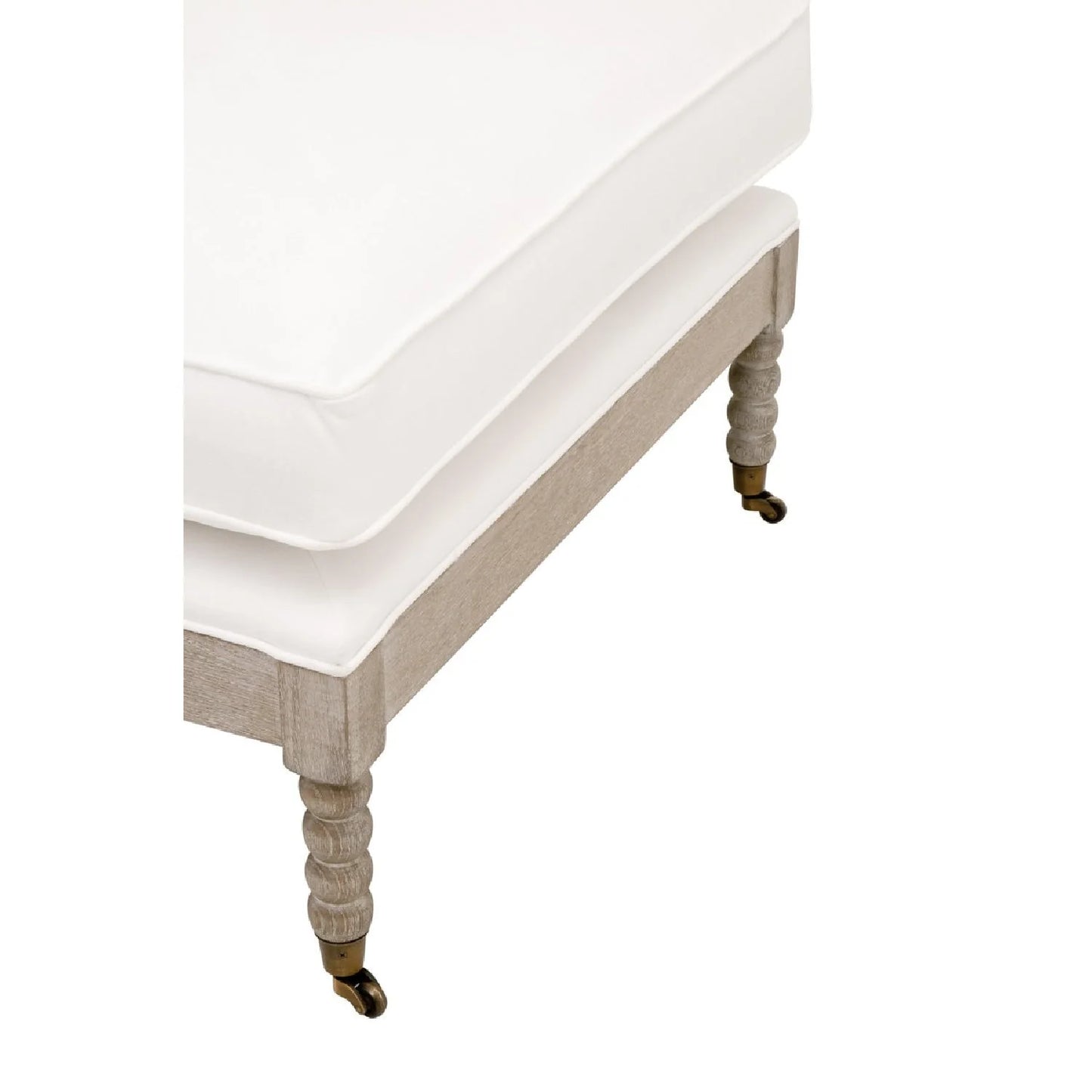 Luxury Solid Oak Chaise Lounge Modern Italian Style for Villa
