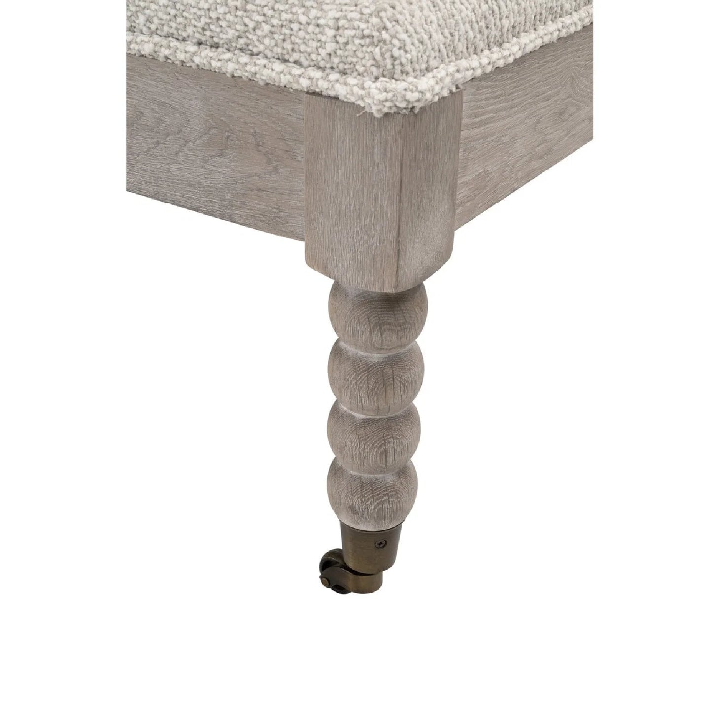 Luxury Solid Oak Chaise Lounge Modern Italian Style for Villa