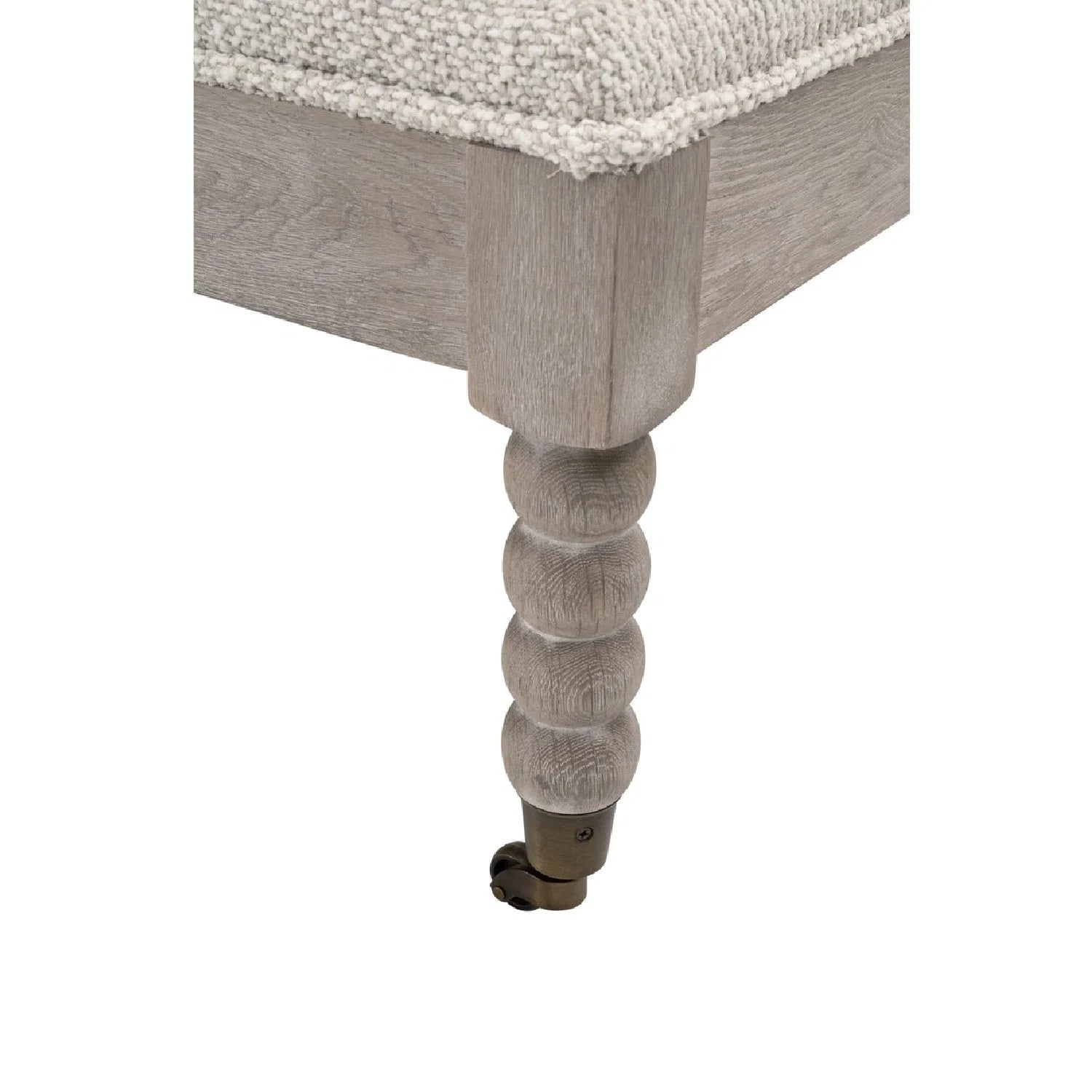 Luxury Solid Oak Chaise Lounge Modern Italian Style for Villa