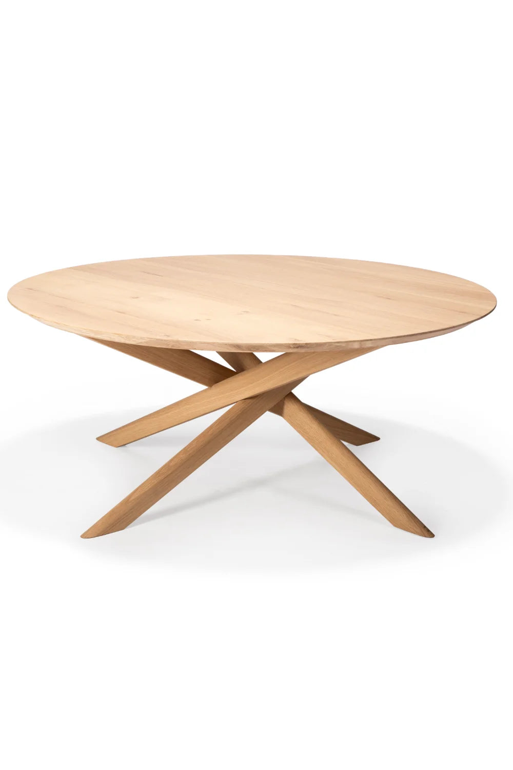 Luxury Solid Oak Coffee Table Modern Italian Style for Villa