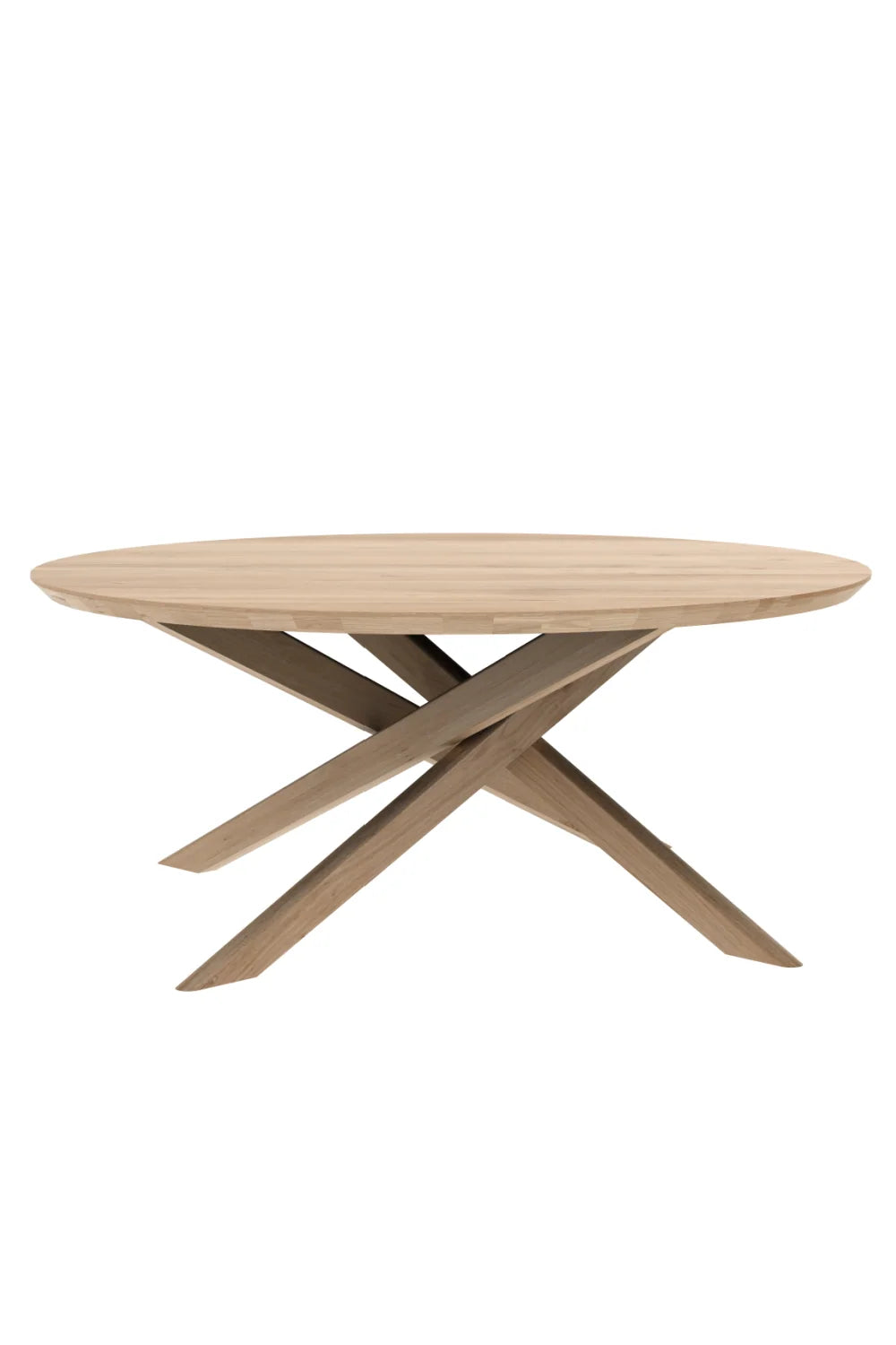 Luxury Solid Oak Coffee Table Modern Italian Style for Villa