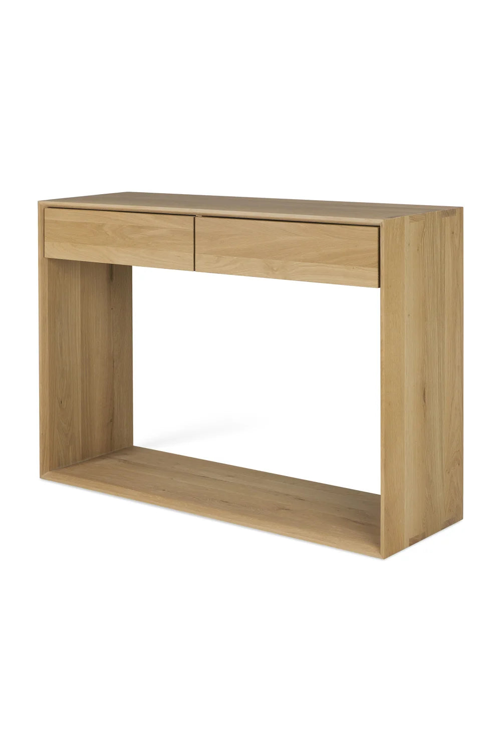 Luxury Solid Oak Console Table Modern Italian Style for Villa