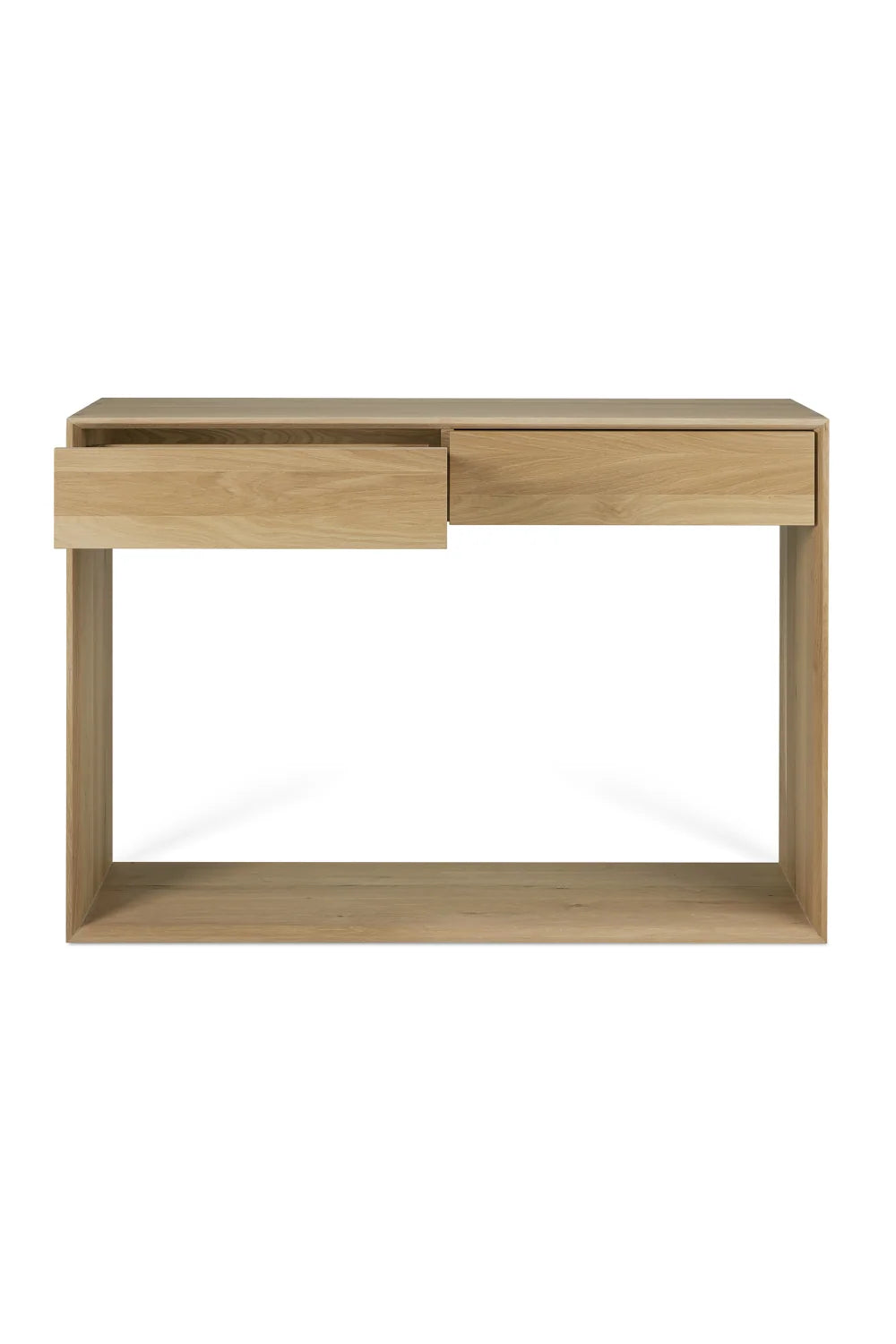 Luxury Solid Oak Console Table Modern Italian Style for Villa