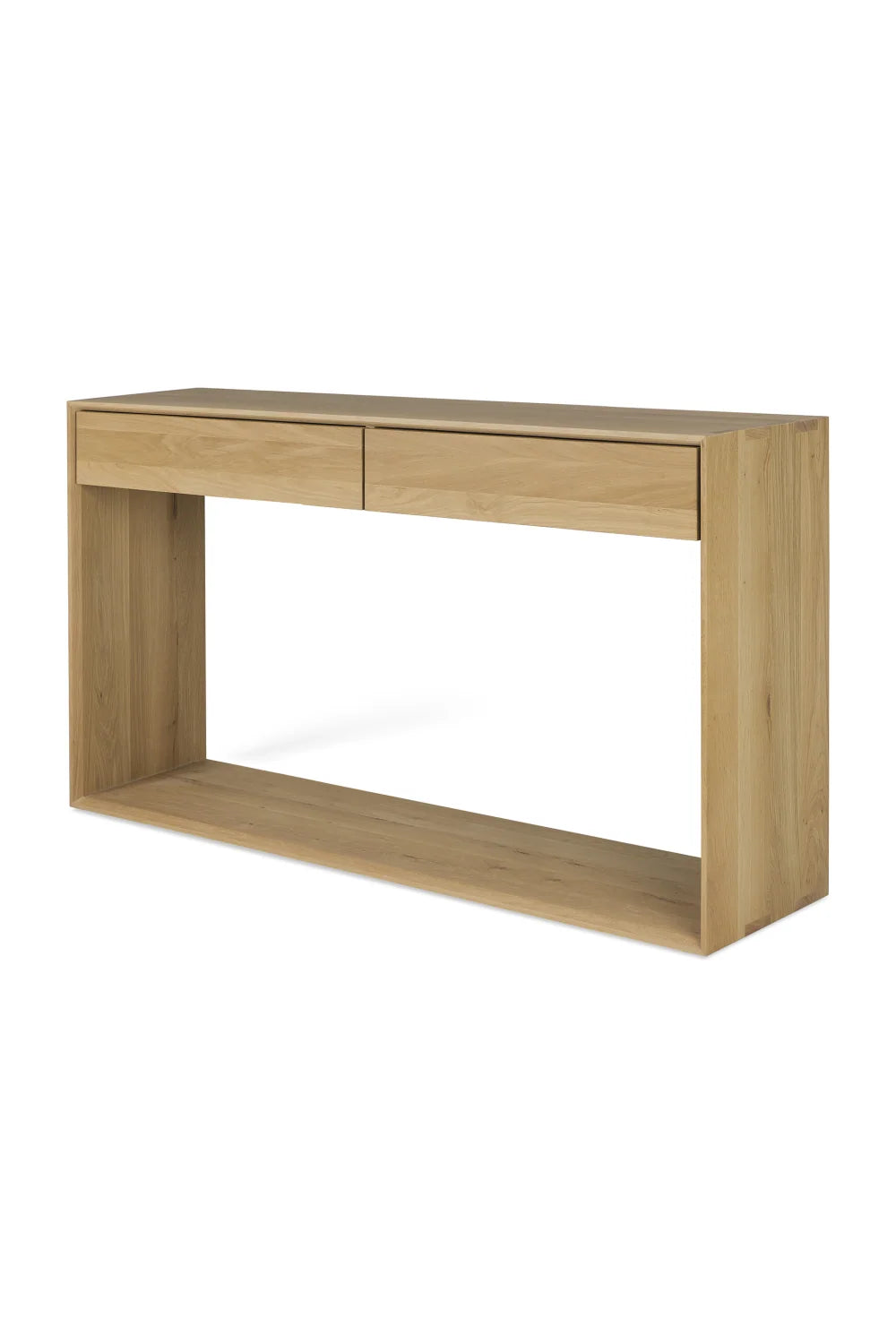 Luxury Solid Oak Console Table Modern Italian Style for Villa