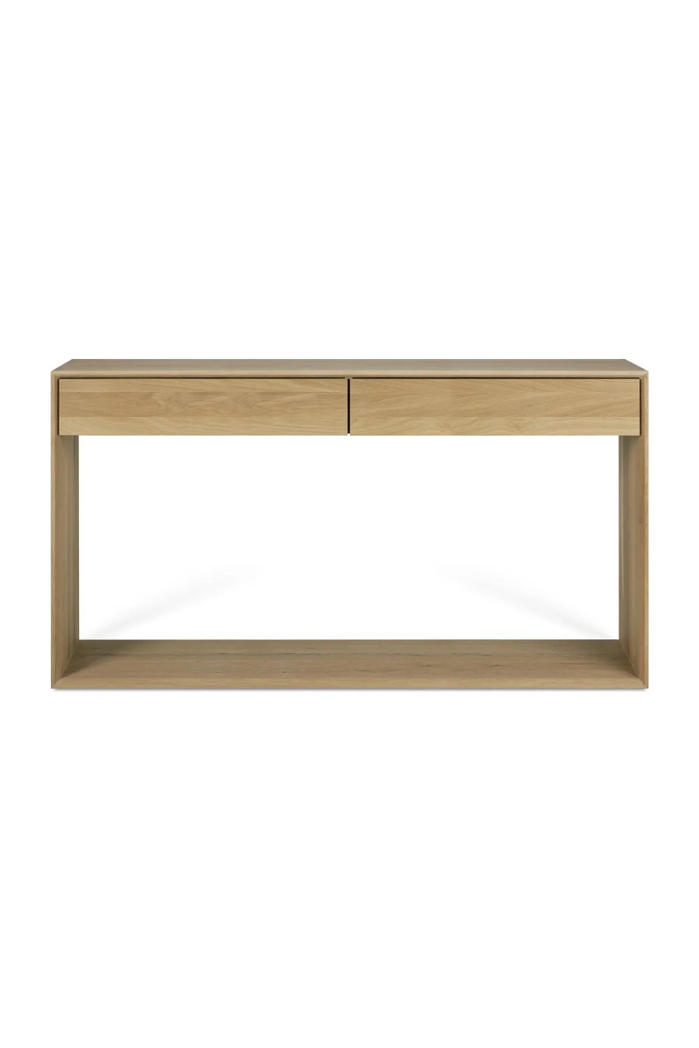 Luxury Solid Oak Console Table Modern Italian Style for Villa