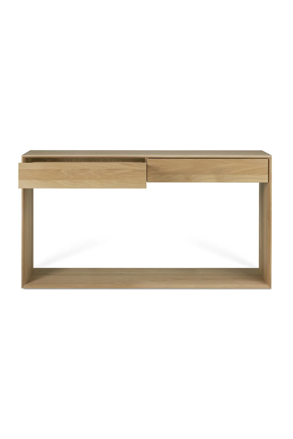 Luxury Solid Oak Console Table Modern Italian Style for Villa
