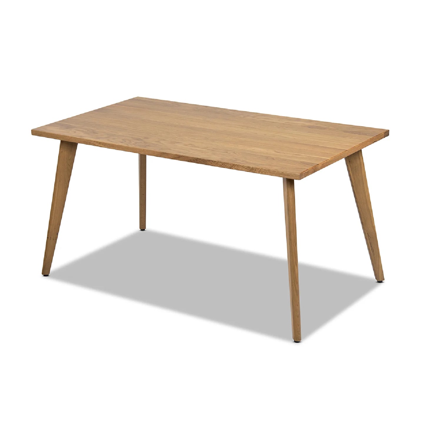 Luxury Solid Oak Extendable Dining Table Modern Italian Style for Villa