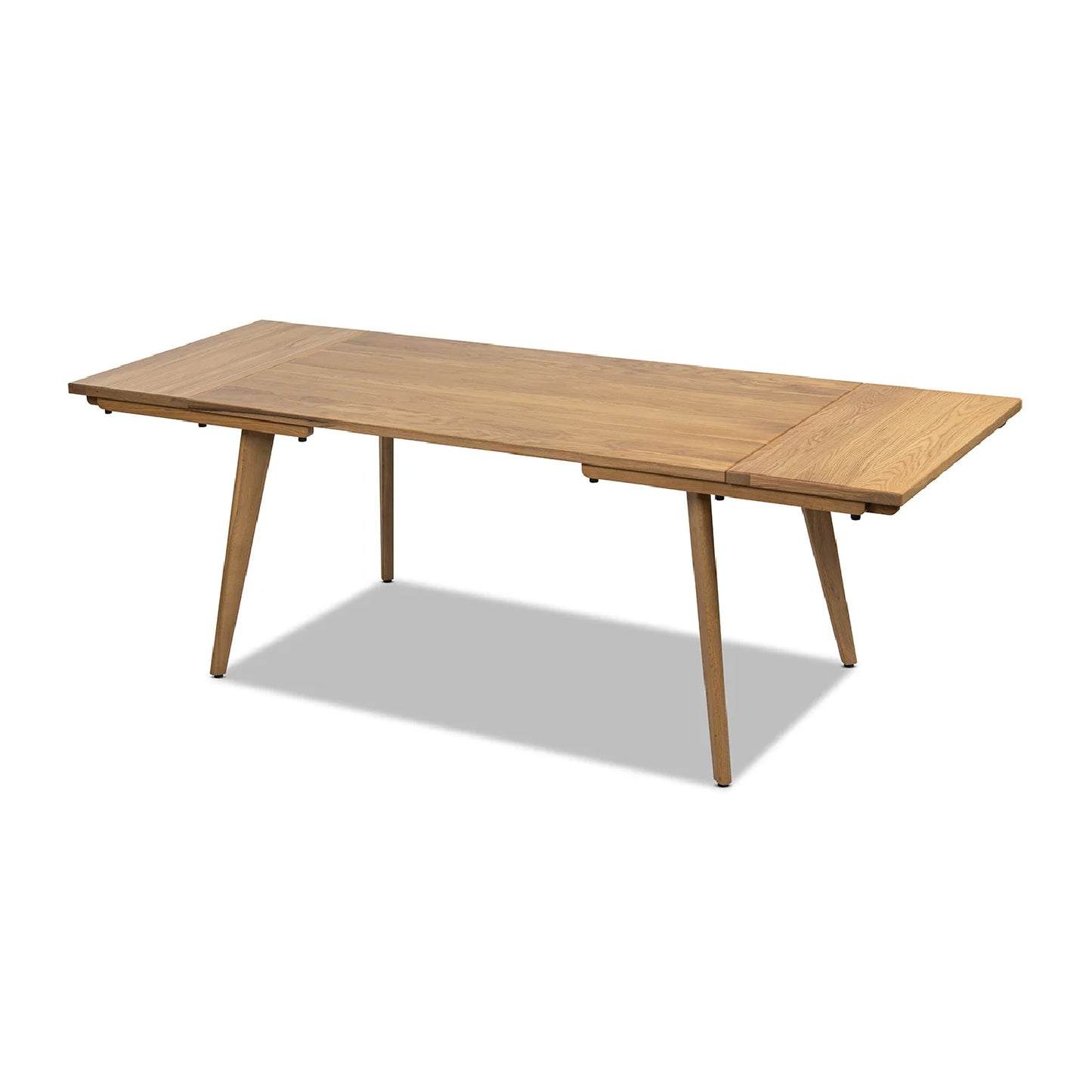 Luxury Solid Oak Extendable Dining Table Modern Italian Style for Villa