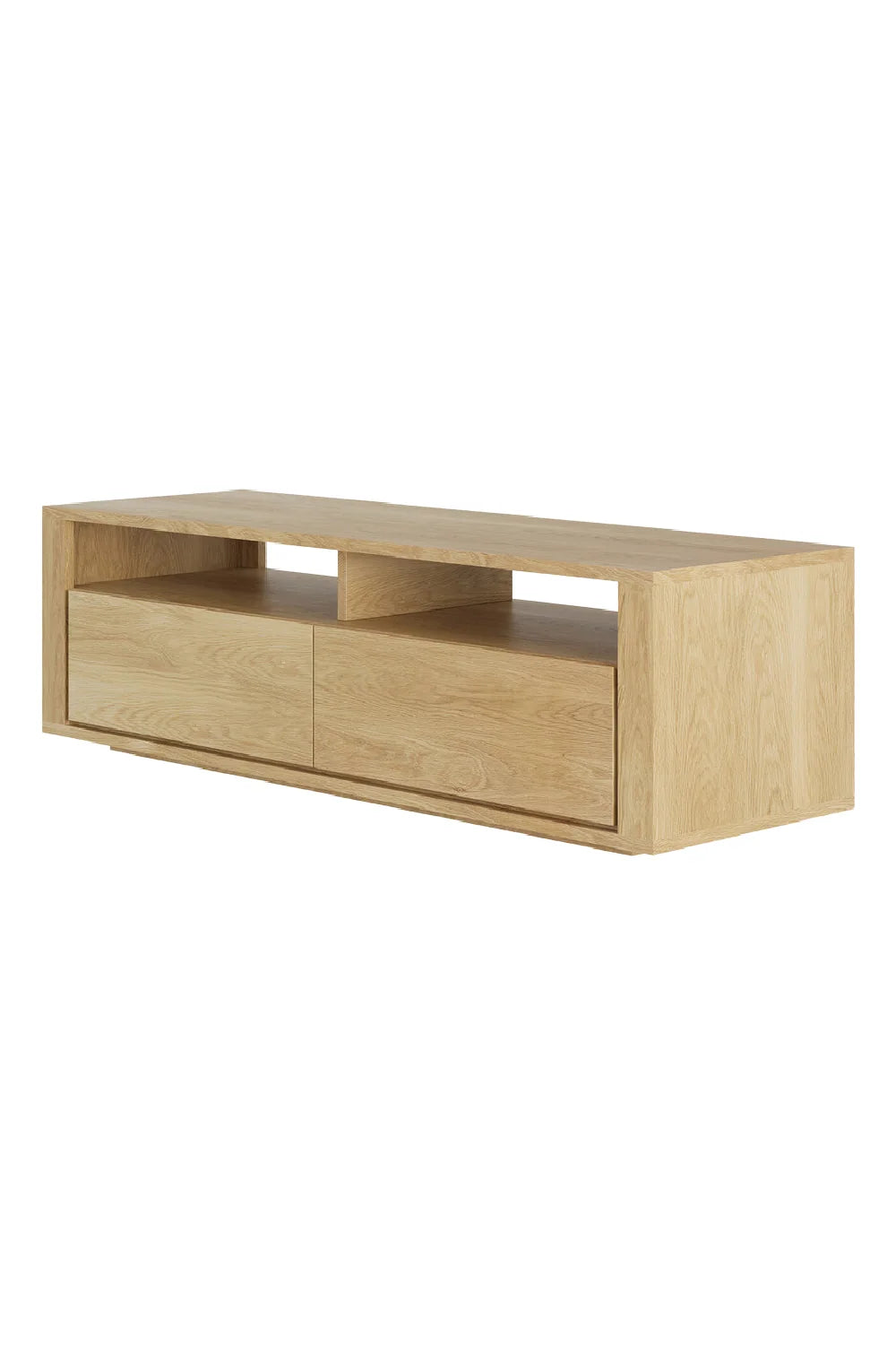 Luxury Solid Oak Media Unit Modern Italian Style for Villa