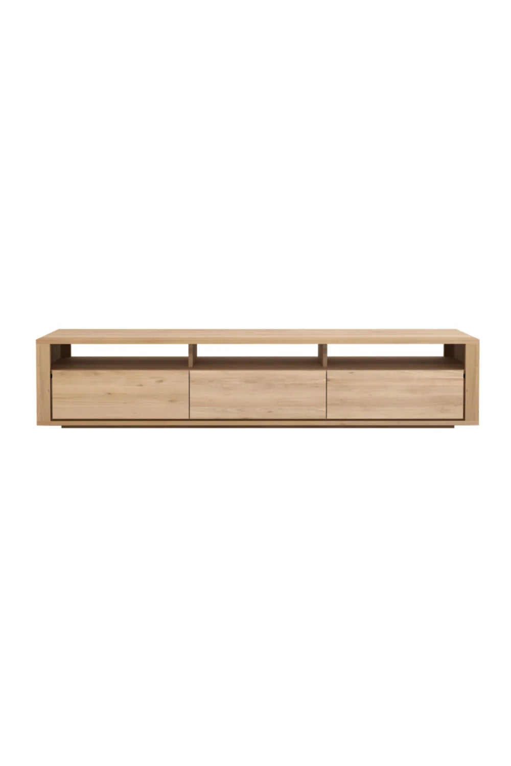 Luxury Solid Oak Media Unit Modern Italian Style for Villa