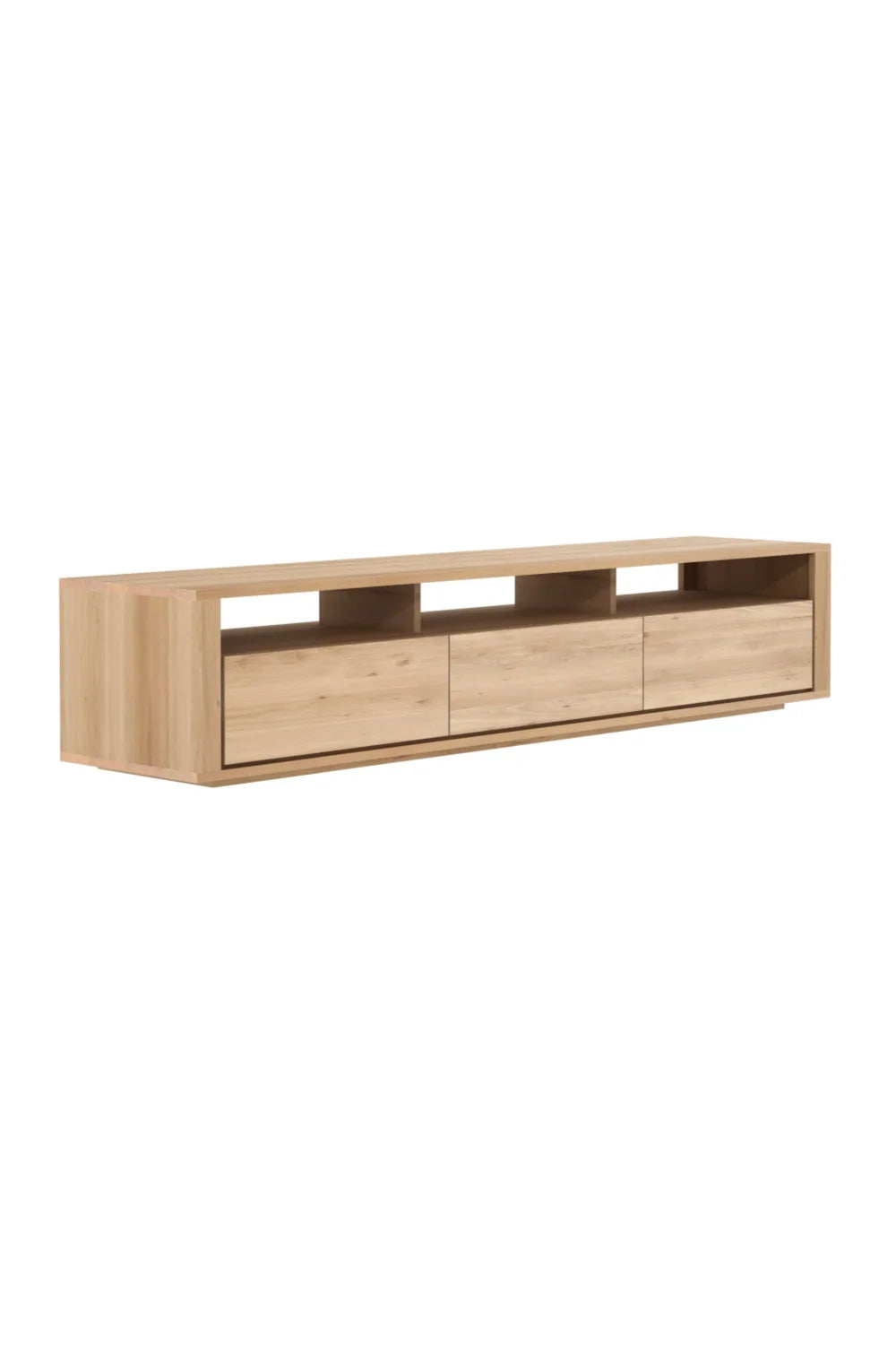 Luxury Solid Oak Media Unit Modern Italian Style for Villa