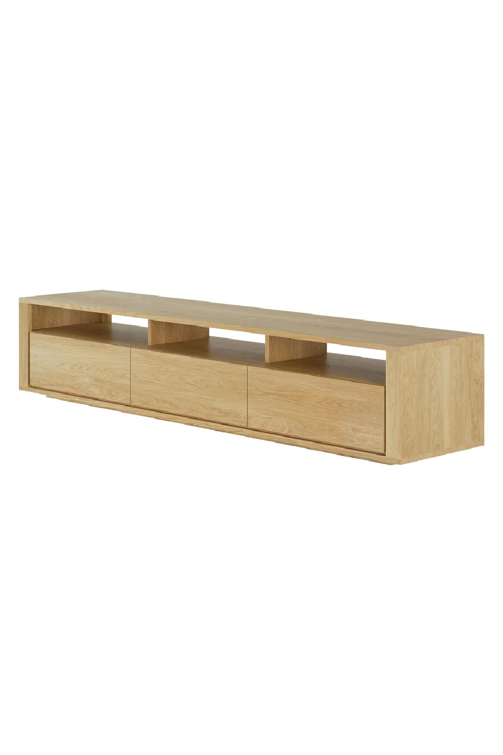 Luxury Solid Oak Media Unit Modern Italian Style for Villa