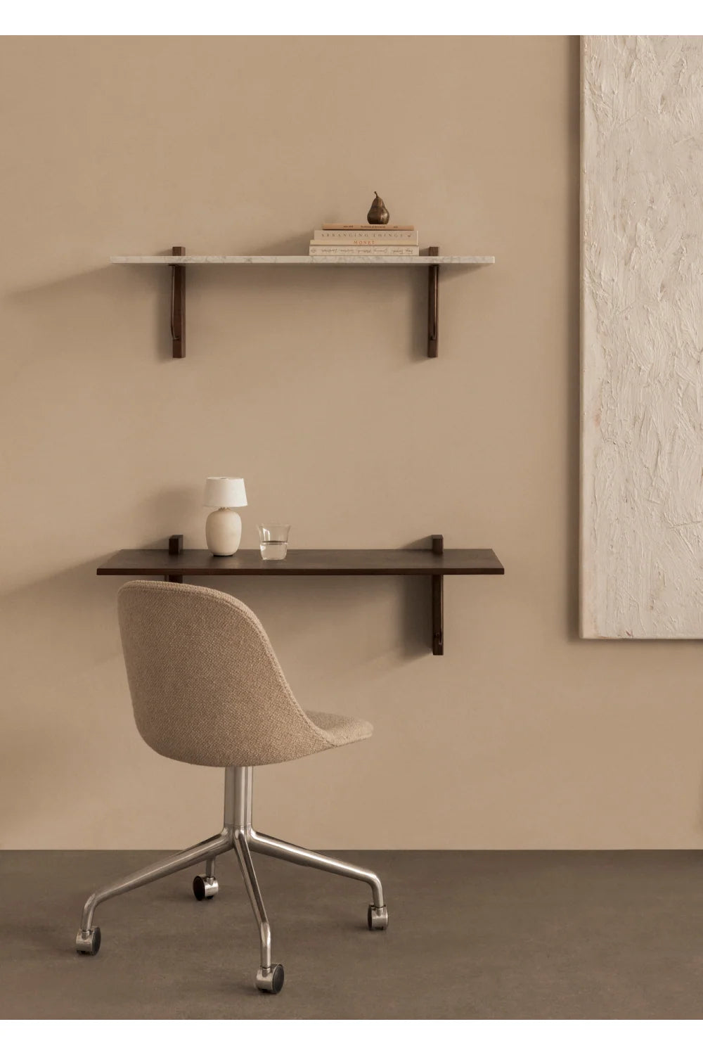 Luxury Solid Oak Modern Desk European Style for Villa