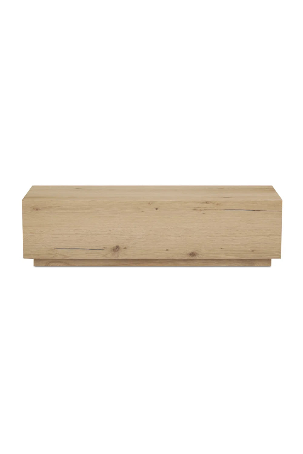 Luxury Solid Oak Rectangular Coffee Table Modern Italian Style for Villa
