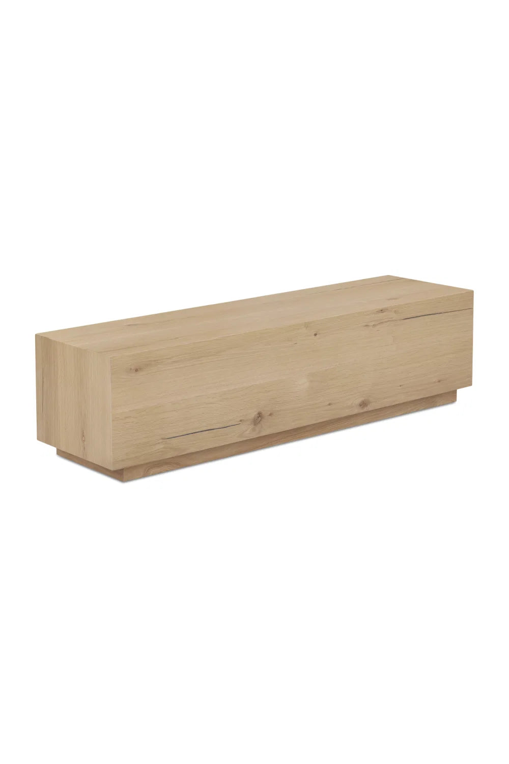 Luxury Solid Oak Rectangular Coffee Table Modern Italian Style for Villa