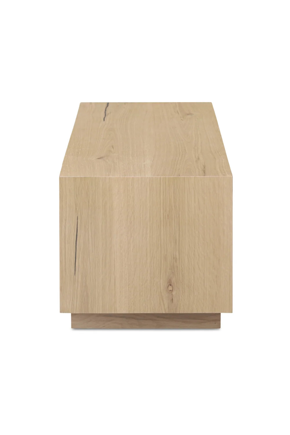 Luxury Solid Oak Rectangular Coffee Table Modern Italian Style for Villa