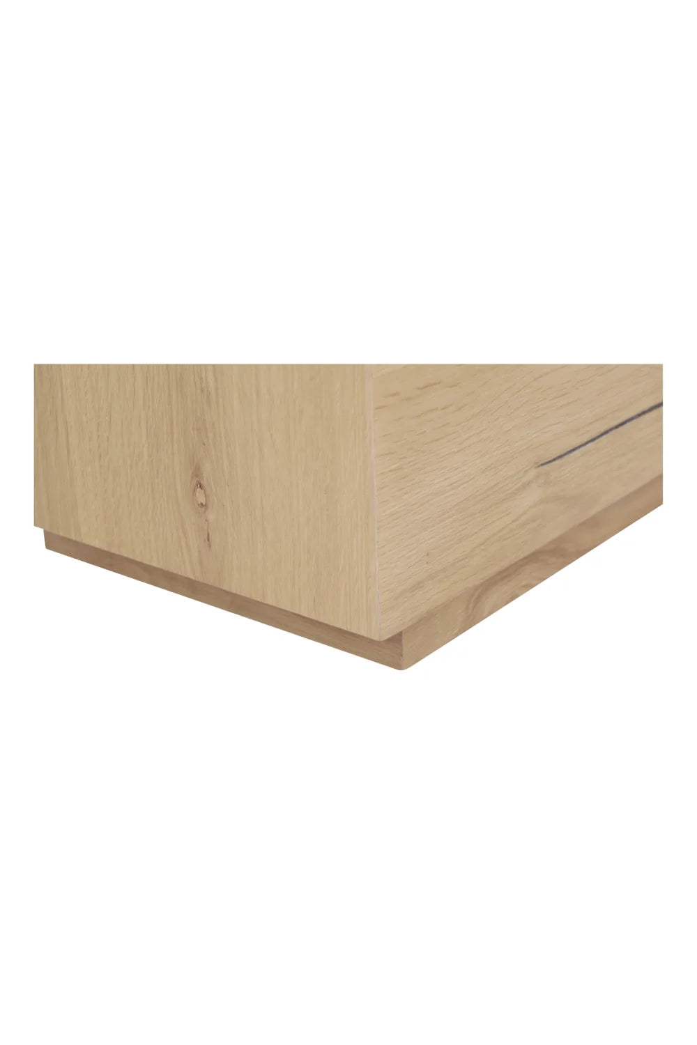 Luxury Solid Oak Rectangular Coffee Table Modern Italian Style for Villa