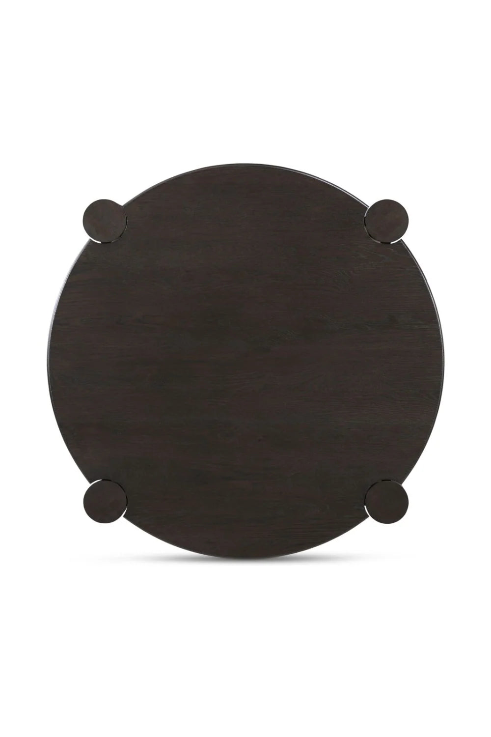 Luxury Solid Oak Round Coffee Table Modern Italian Style for Villa