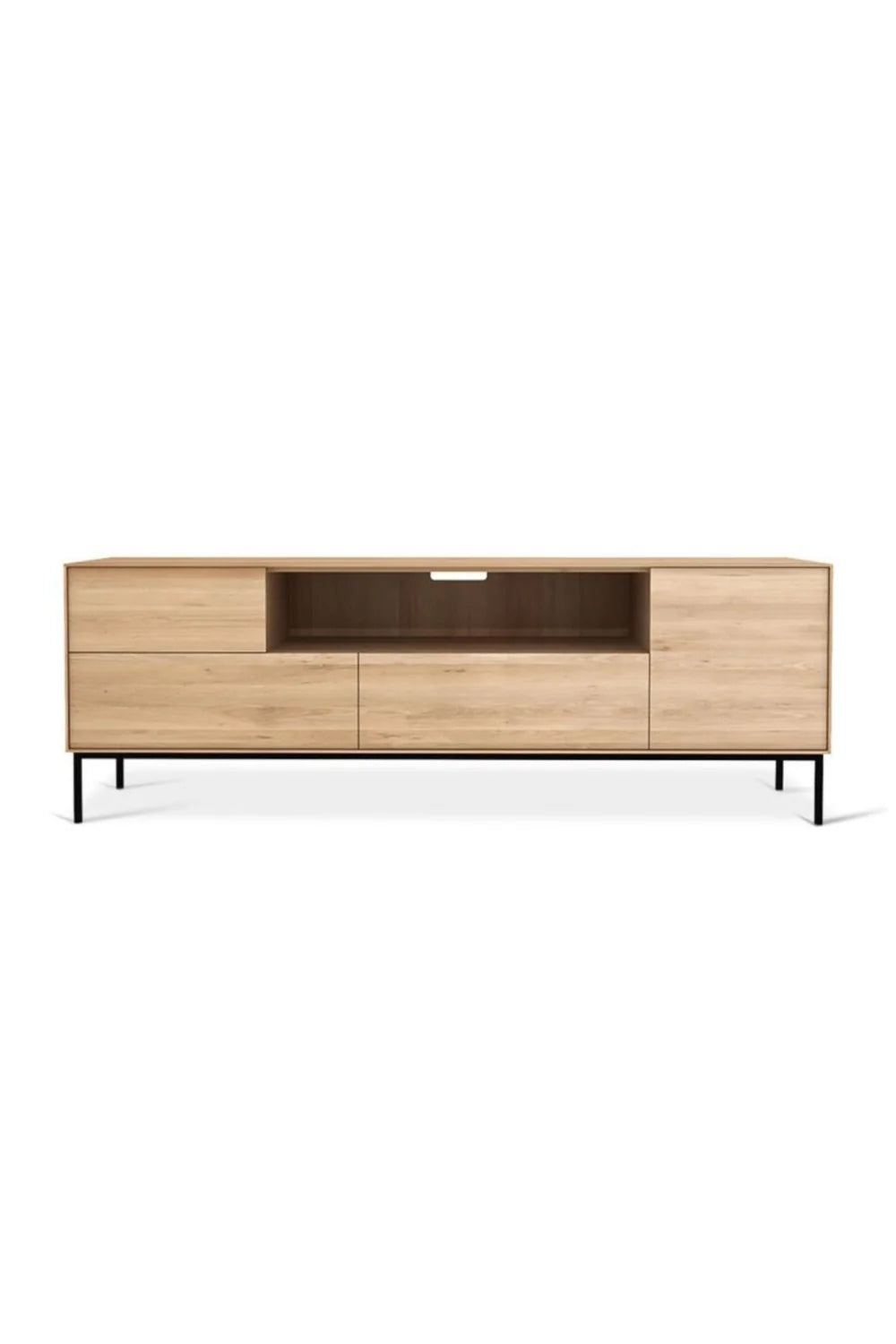 Luxury Solid Oak TV Cupboard Modern Italian Style for Villa