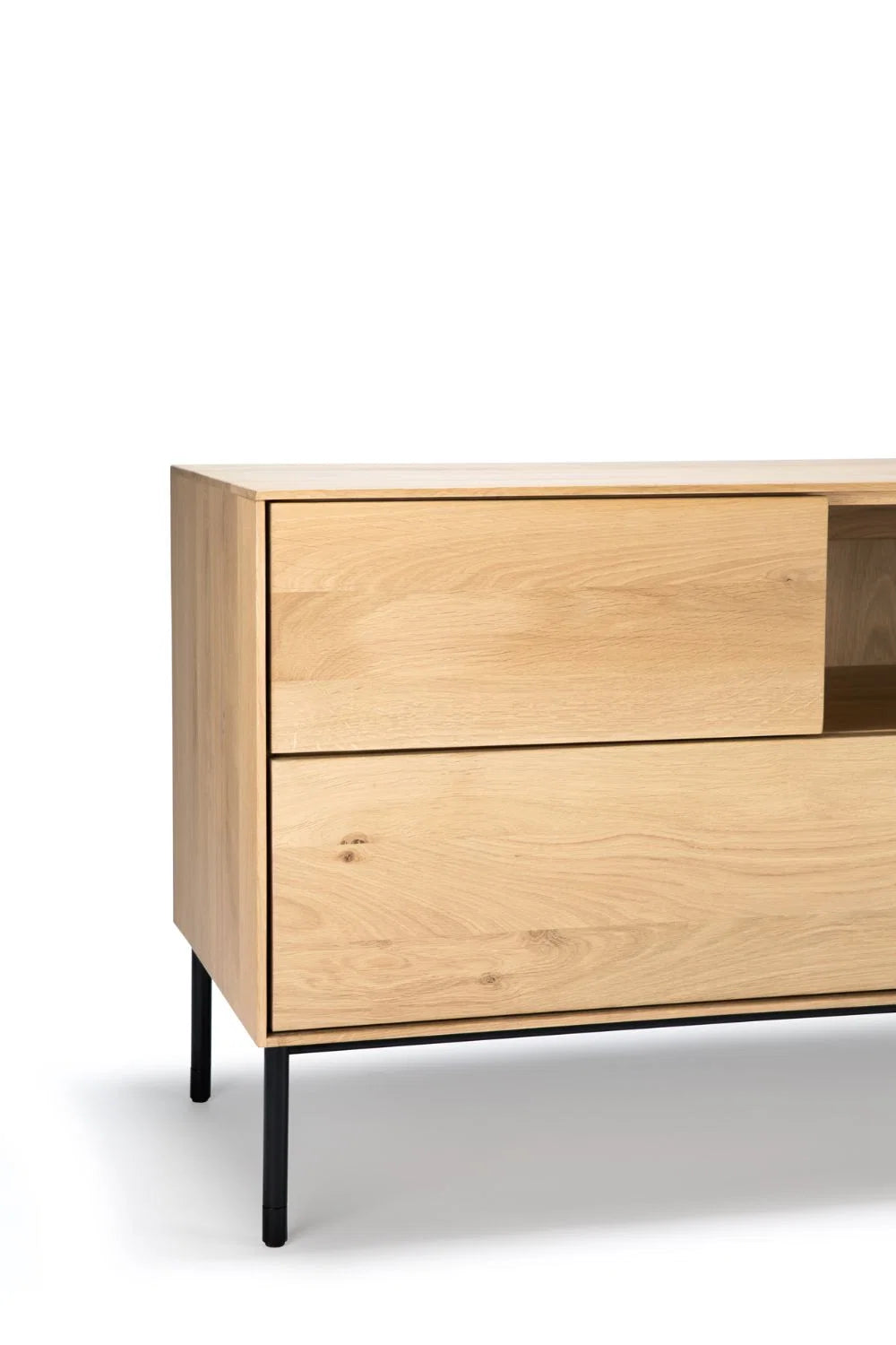 Luxury Solid Oak TV Cupboard Modern Italian Style for Villa