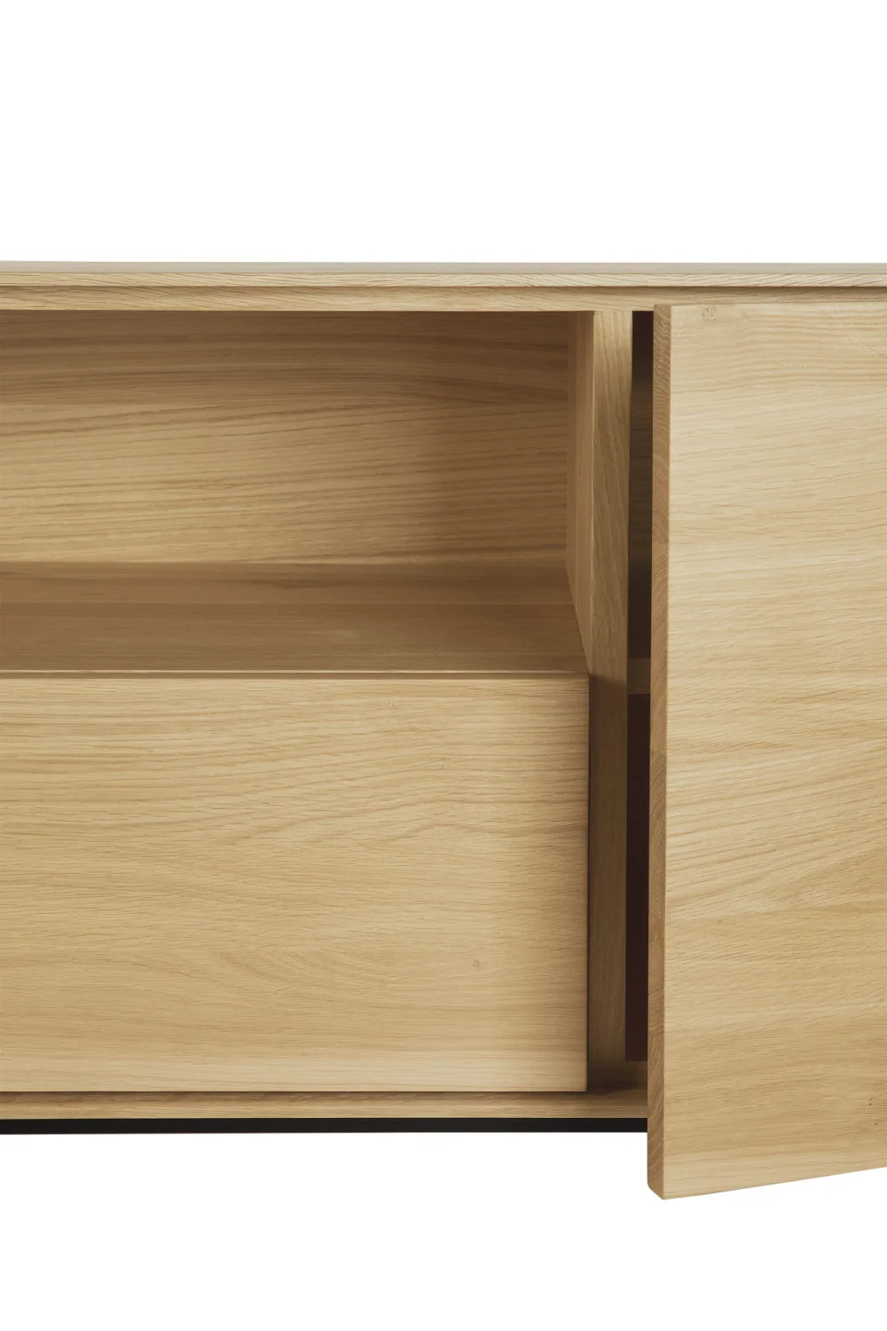 Luxury Solid Oak TV Cupboard Modern Italian Style for Villa