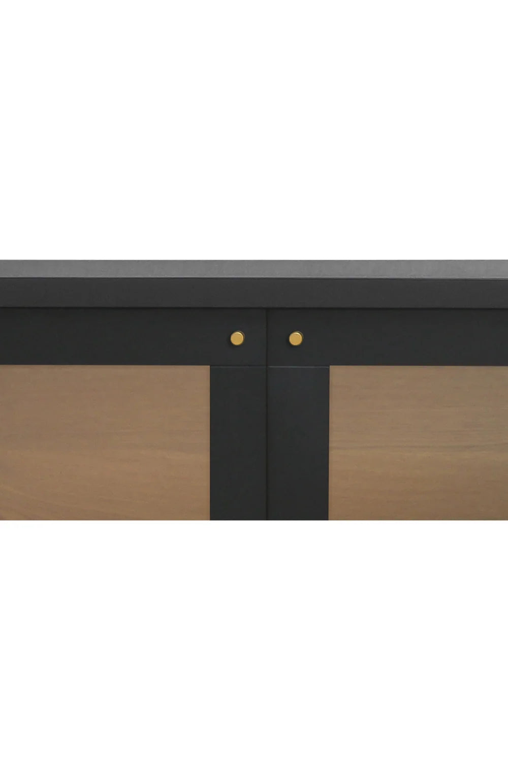 Luxury Solid Pine 4-Door Sideboard European Style for Villa