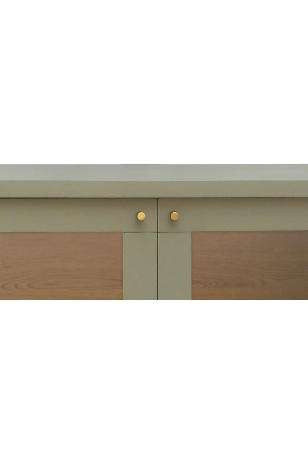 Luxury Solid Pine 4-Door Sideboard European Style for Villa