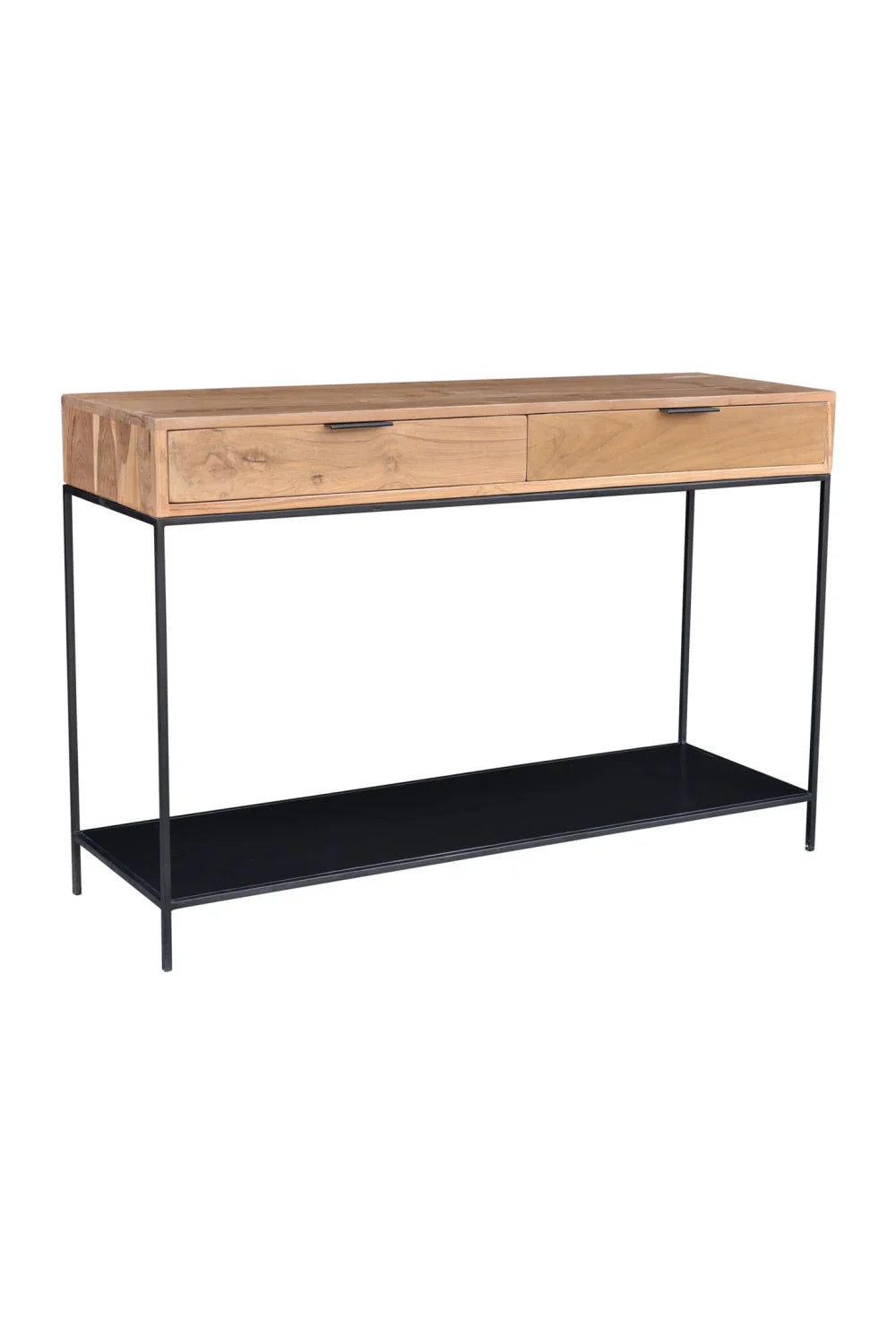 Luxury Solid Teak Wood Console Table Modern Italian Style for Villa