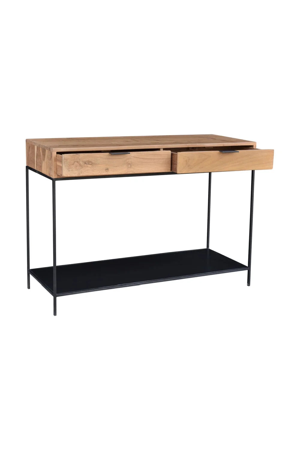 Luxury Solid Teak Wood Console Table Modern Italian Style for Villa