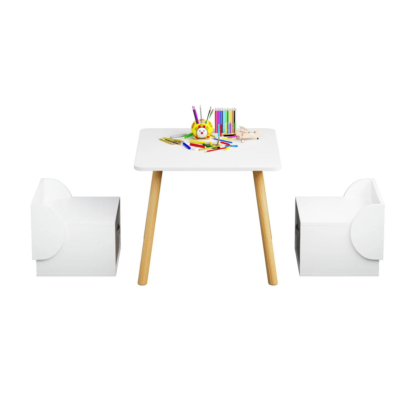 Luxury Solid Wood Activity Modern Kids Set European Style for Villa