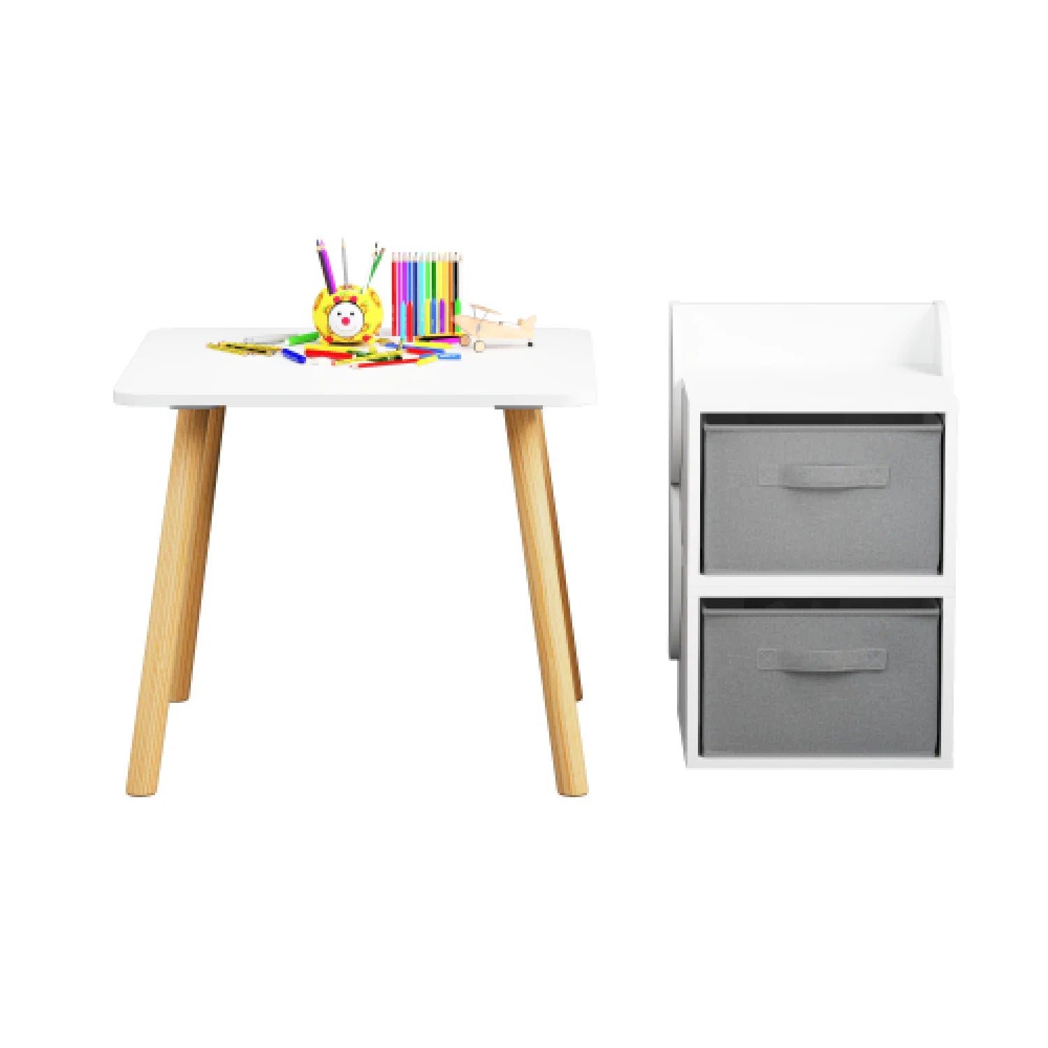 Luxury Solid Wood Activity Modern Kids Set European Style for Villa