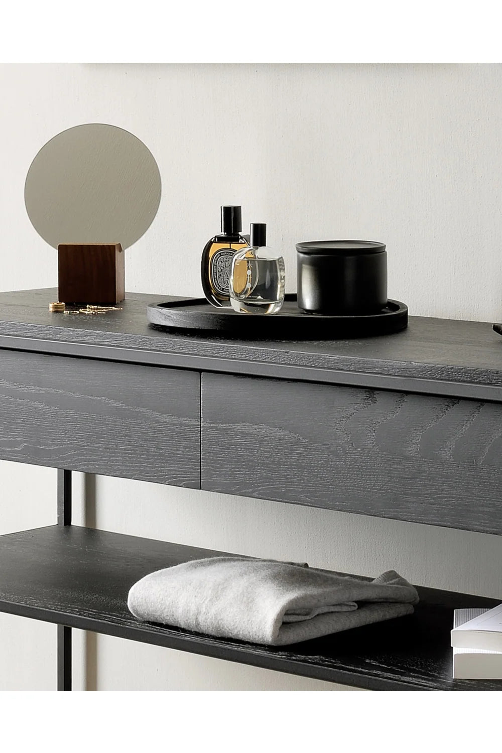Luxury Solid Wood Console Table Modern Italian Style for Villa