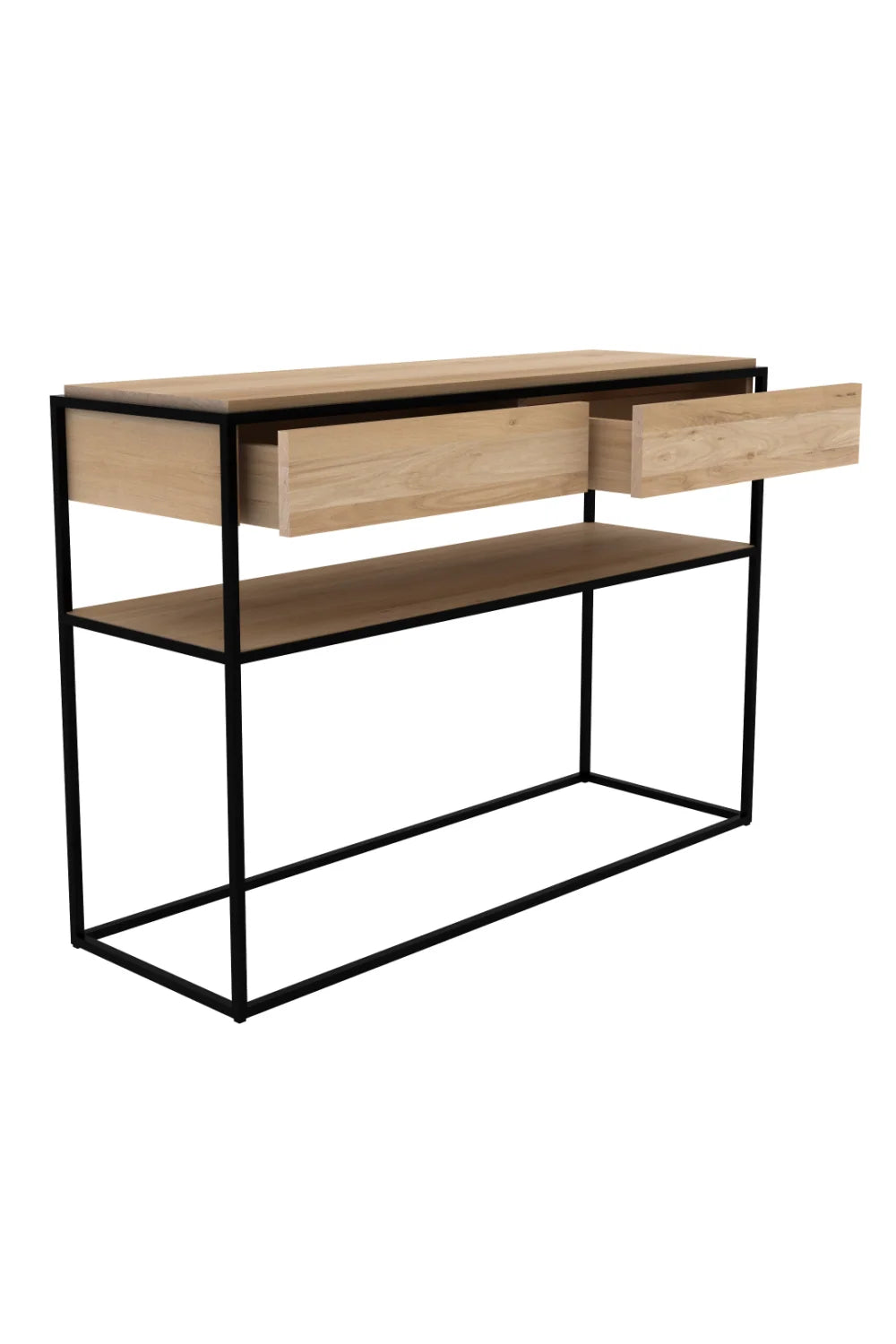 Luxury Solid Wood Console Table Modern Italian Style for Villa