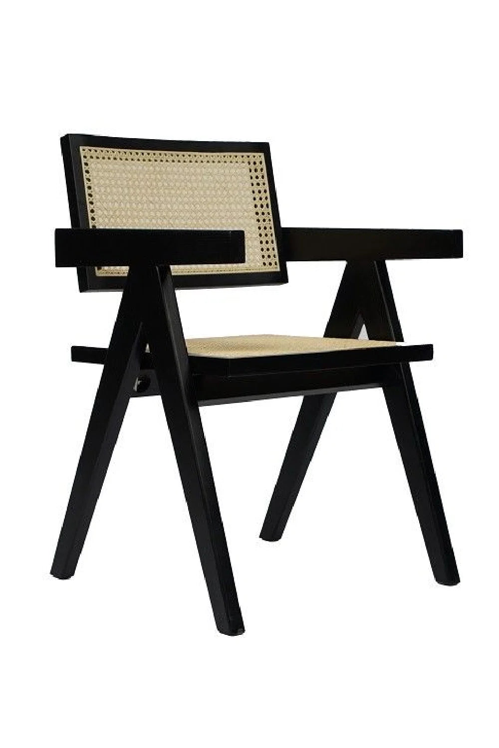 Luxury Solid Wood Dining Armchair European Style for Villa
