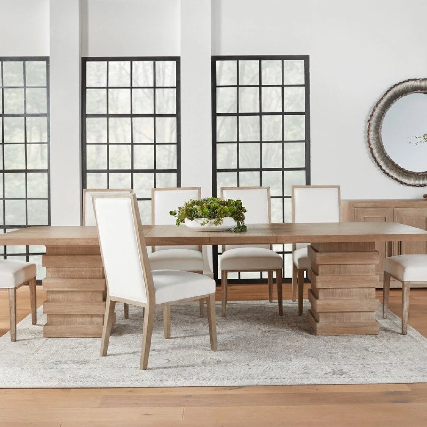 Luxury Solid Wood Framed Dining Chairs European Style for Villa
