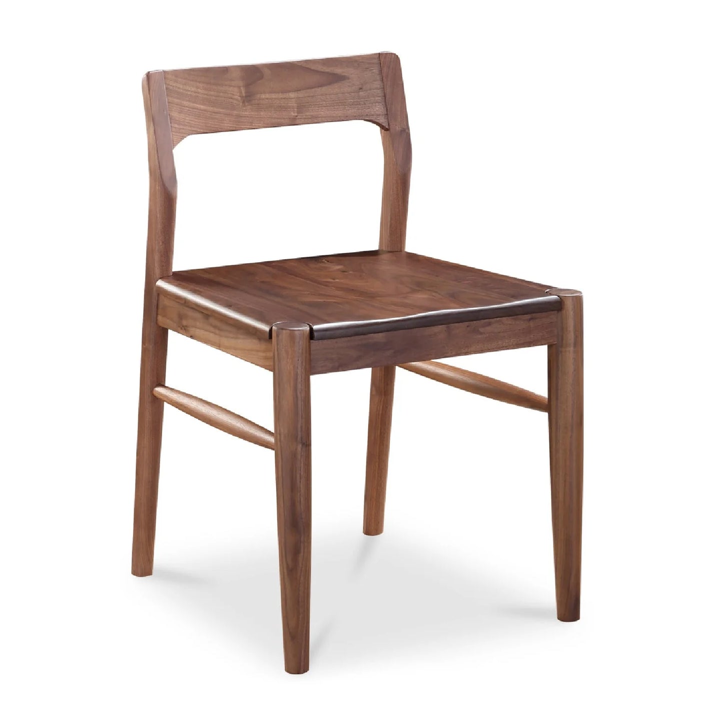 Luxury Solid Wood Open-Back Modern Dining Chair European Style for Villa