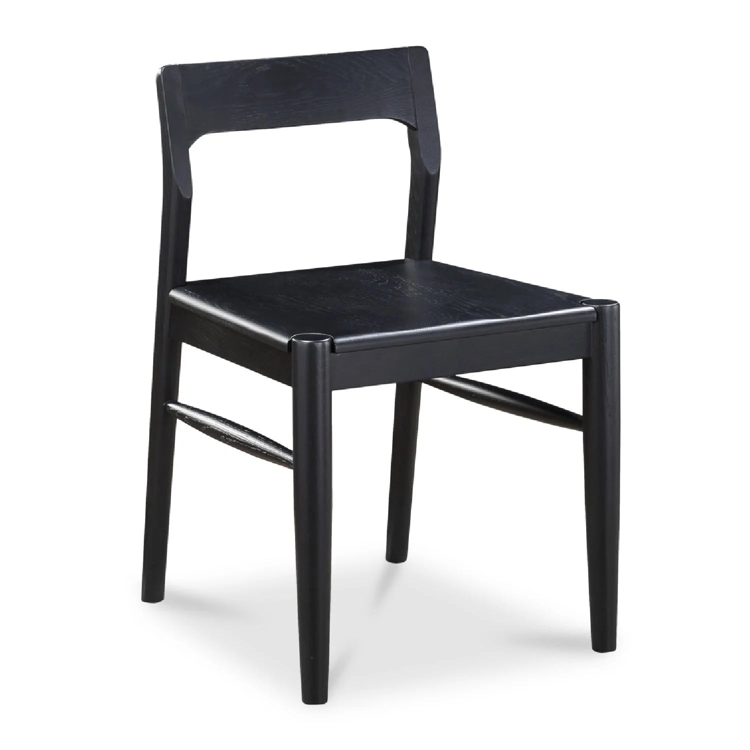 Luxury Solid Wood Open-Back Modern Dining Chair European Style for Villa