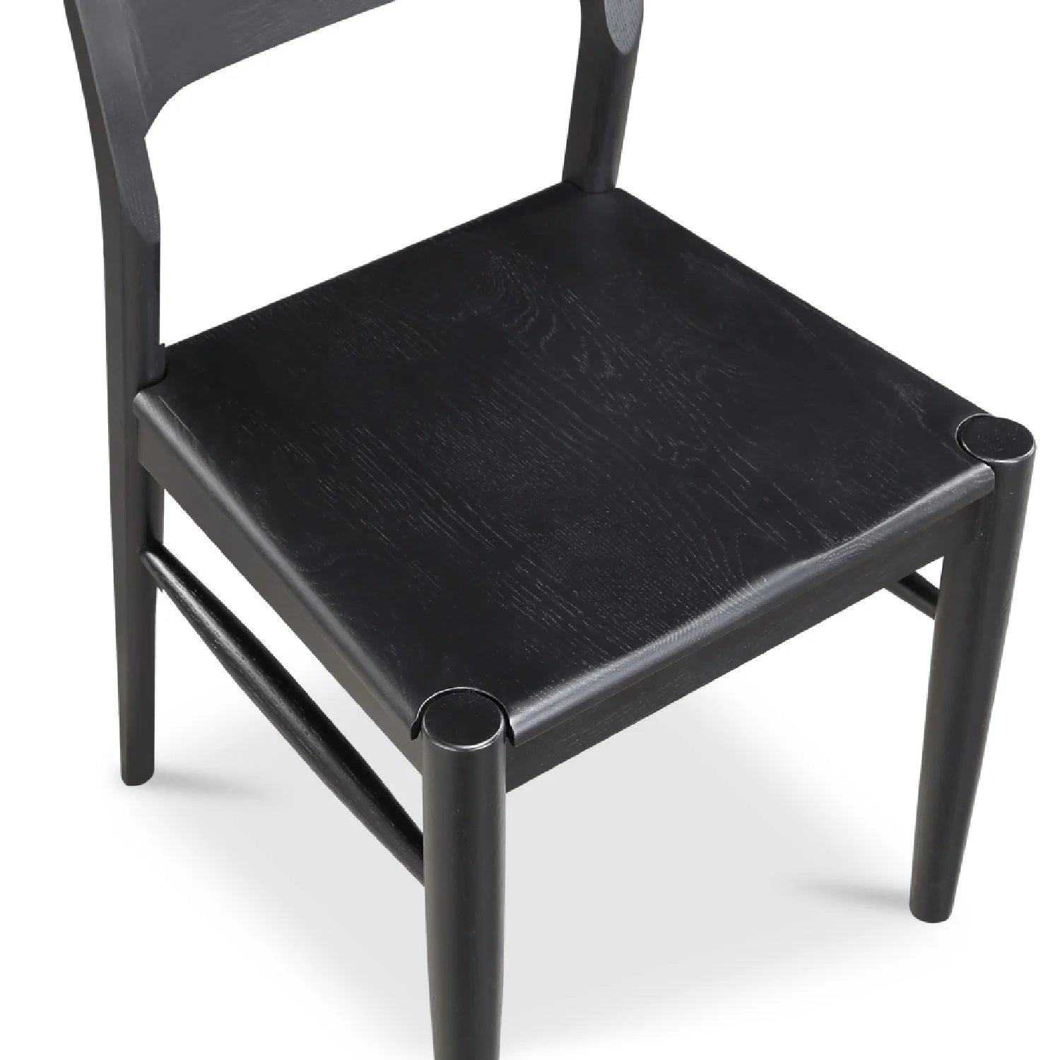 Luxury Solid Wood Open-Back Modern Dining Chair European Style for Villa