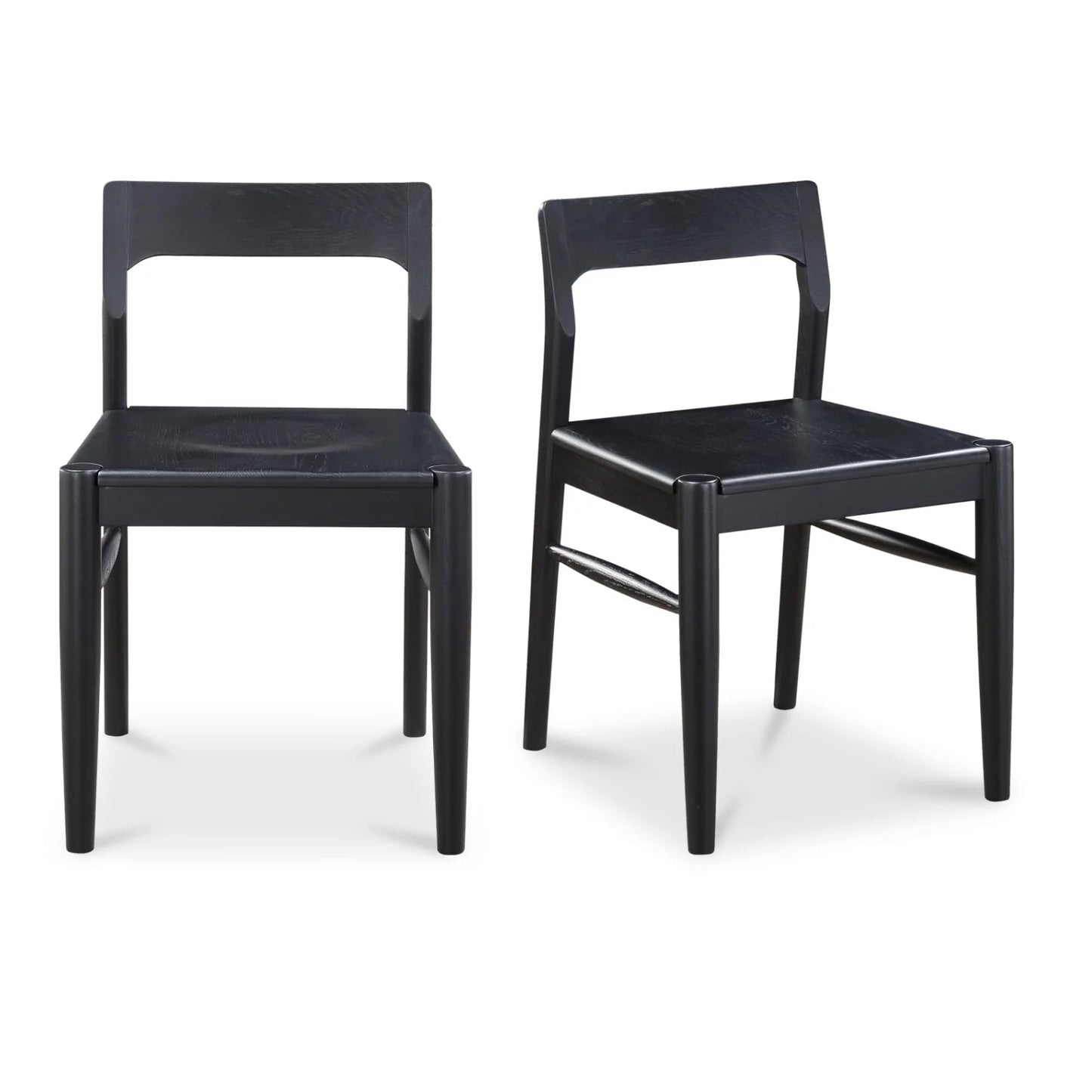 Luxury Solid Wood Open-Back Modern Dining Chair European Style for Villa