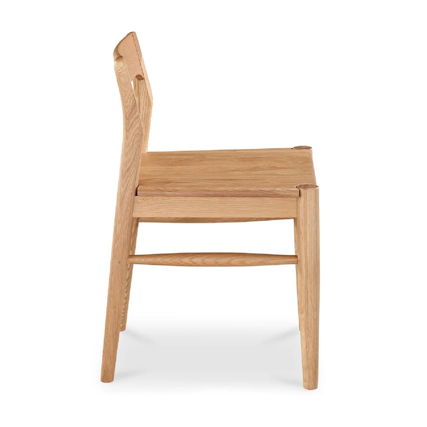 Luxury Solid Wood Open-Back Modern Dining Chair European Style for Villa
