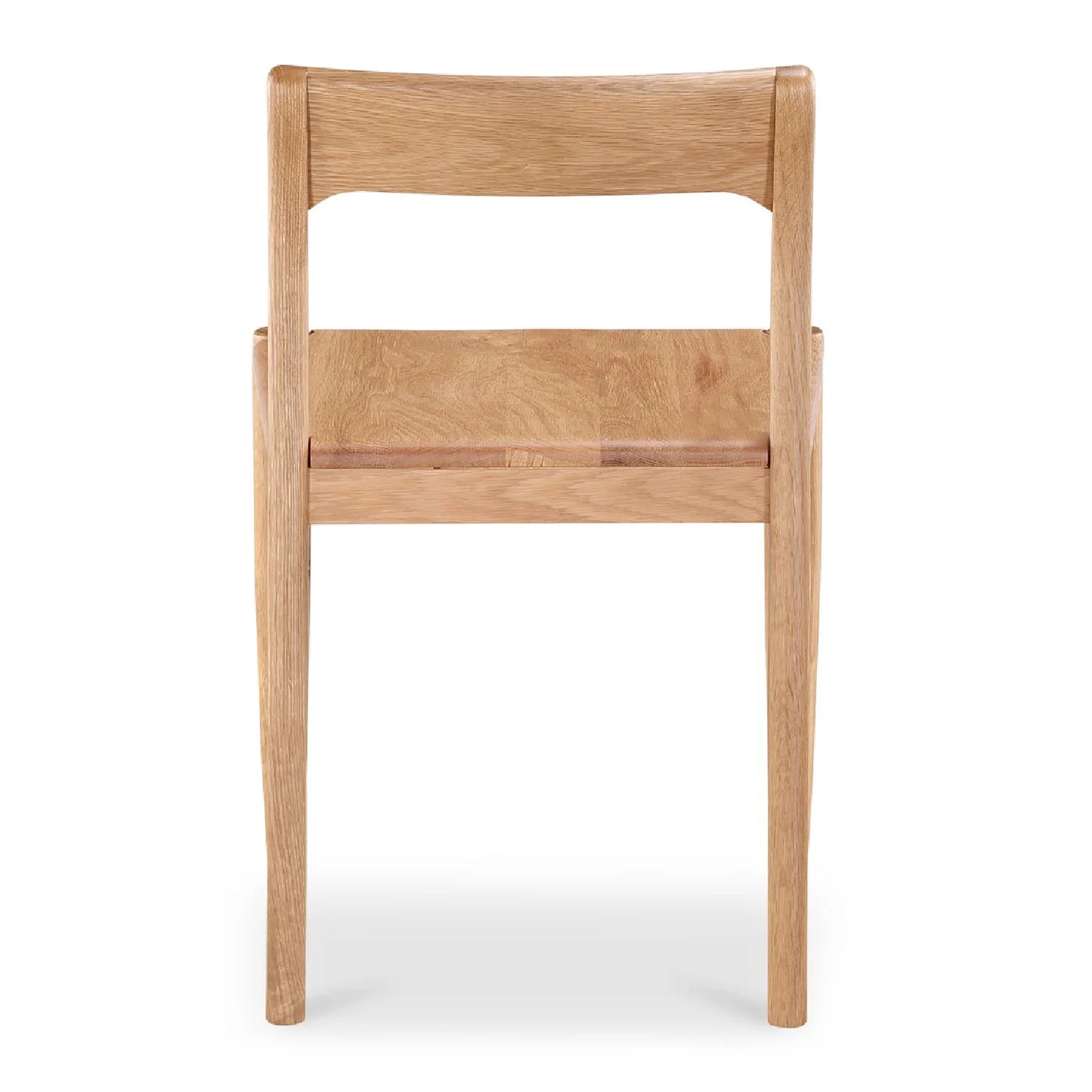 Luxury Solid Wood Open-Back Modern Dining Chair European Style for Villa