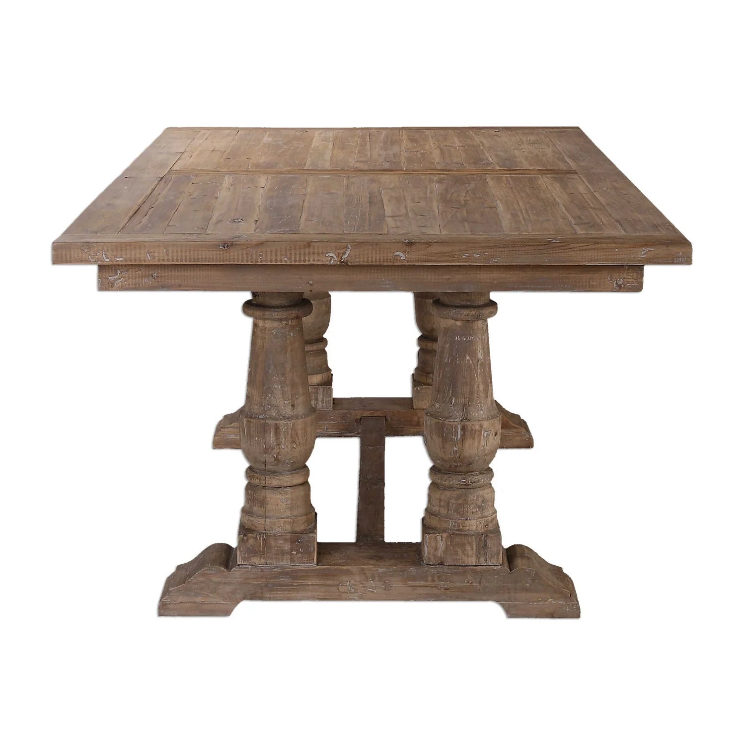 Luxury Solid Wood Rectangular Dining Table Modern Italian Style for Villa