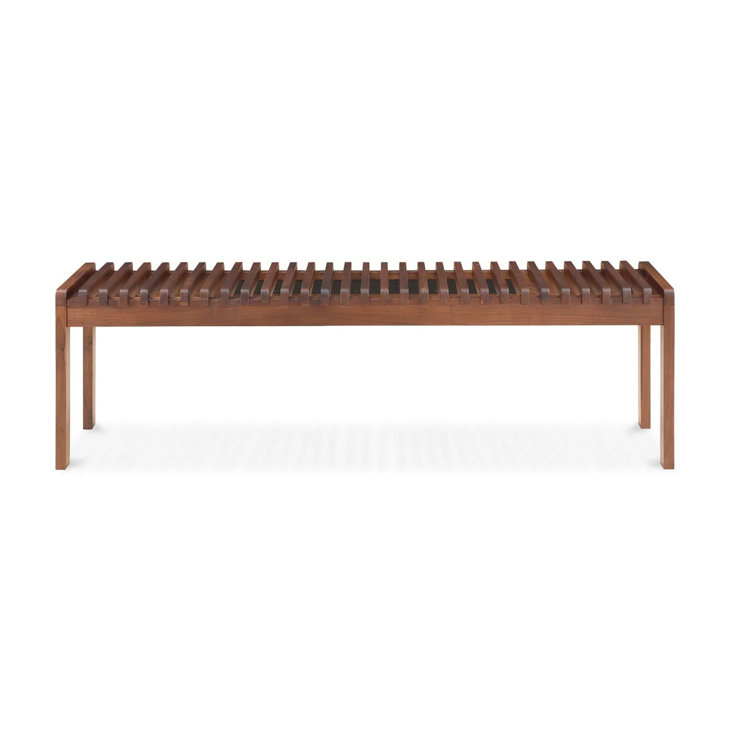 Luxury Solid Wood Slatted Bench European Style for Villa