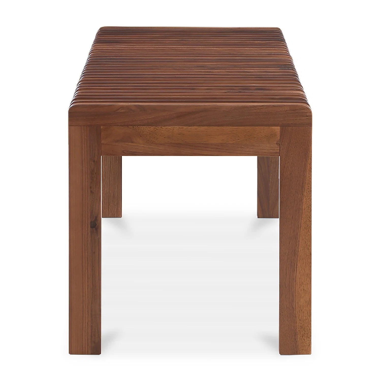 Luxury Solid Wood Slatted Bench European Style for Villa