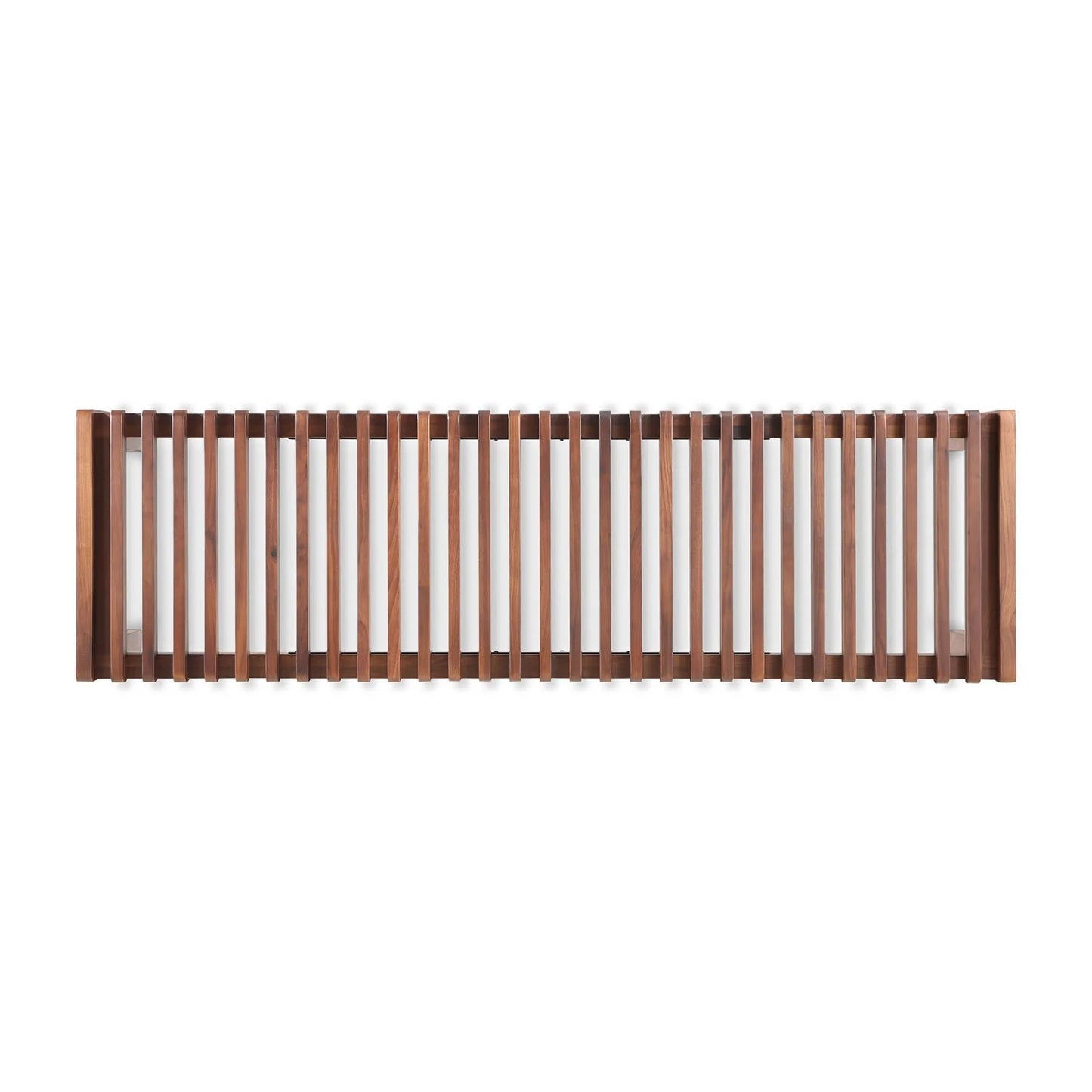 Luxury Solid Wood Slatted Bench European Style for Villa
